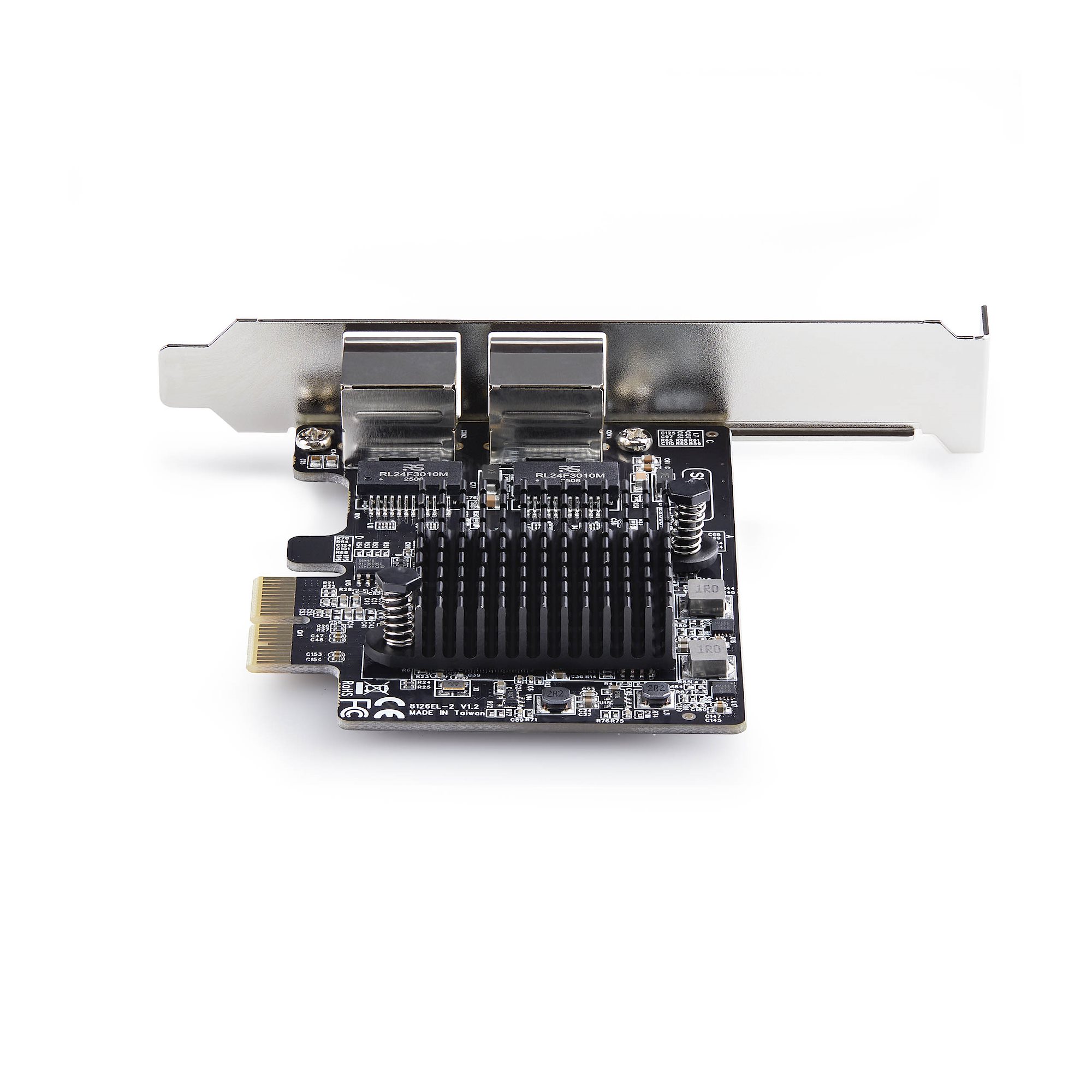 STARTECH.COM 2-Port 5Gbit Netzwerkkarte PCI Express NIC Realtek RTL8126 Windows und Linux Multi-Gigabit LAN 1G 2.5G 5G