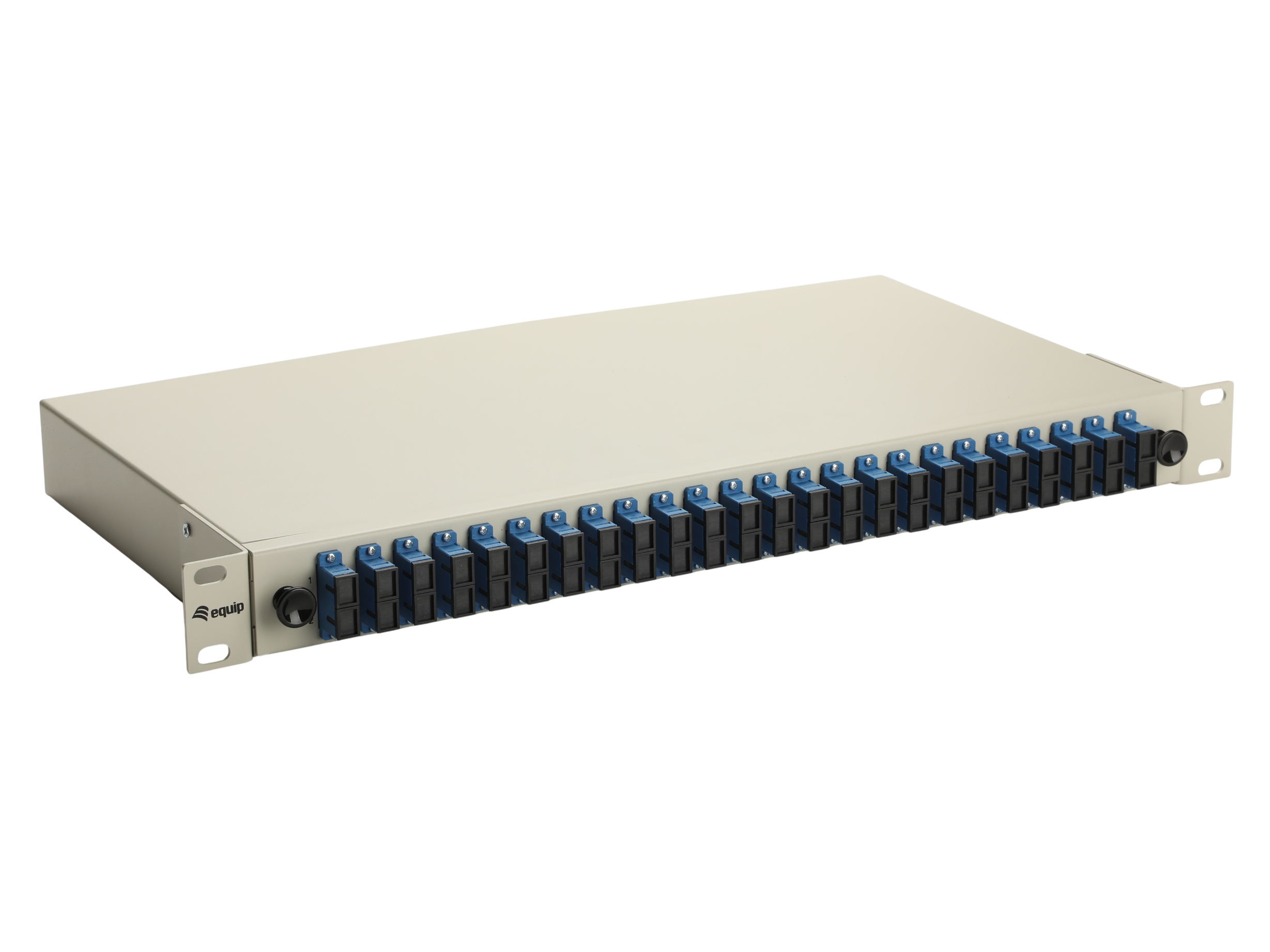 Equip LWL-Spleißkasten 24-Port SC-Duplex OS2 1U komplett gr