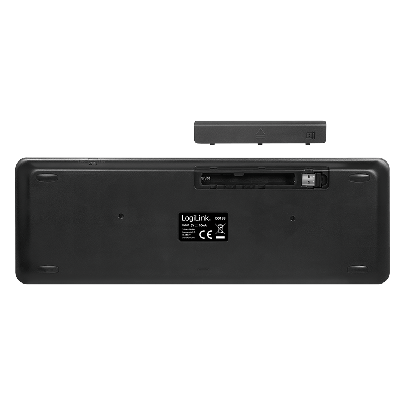 Keyboard & Touchpad Logilink wireless black (ID0188)