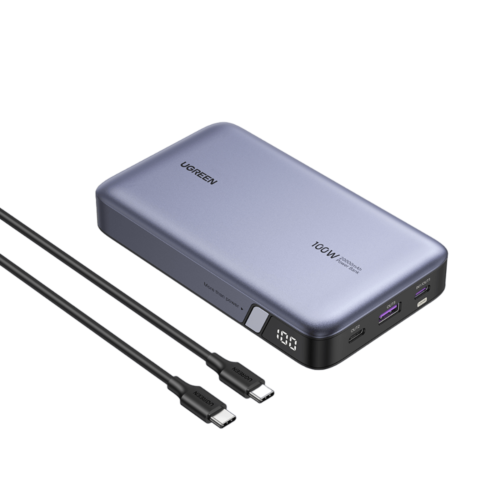 Nexode Power Bank 20000mAh 100W, Powerbank