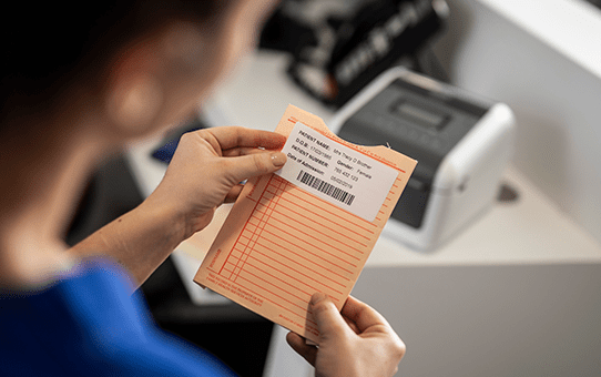 LABEL 76MM X 44MM (PACK OF 8) .