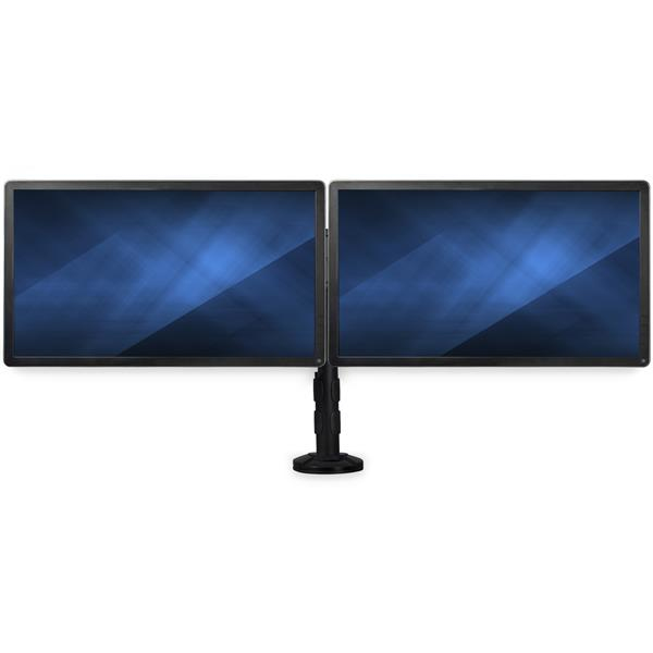 STARTECH.COM Deskmount Dual-Monitor Arm - For up to 27inch Monitors - Low-Profile Design - Desk-Clamp or Grommet-Hole Monitor Mount