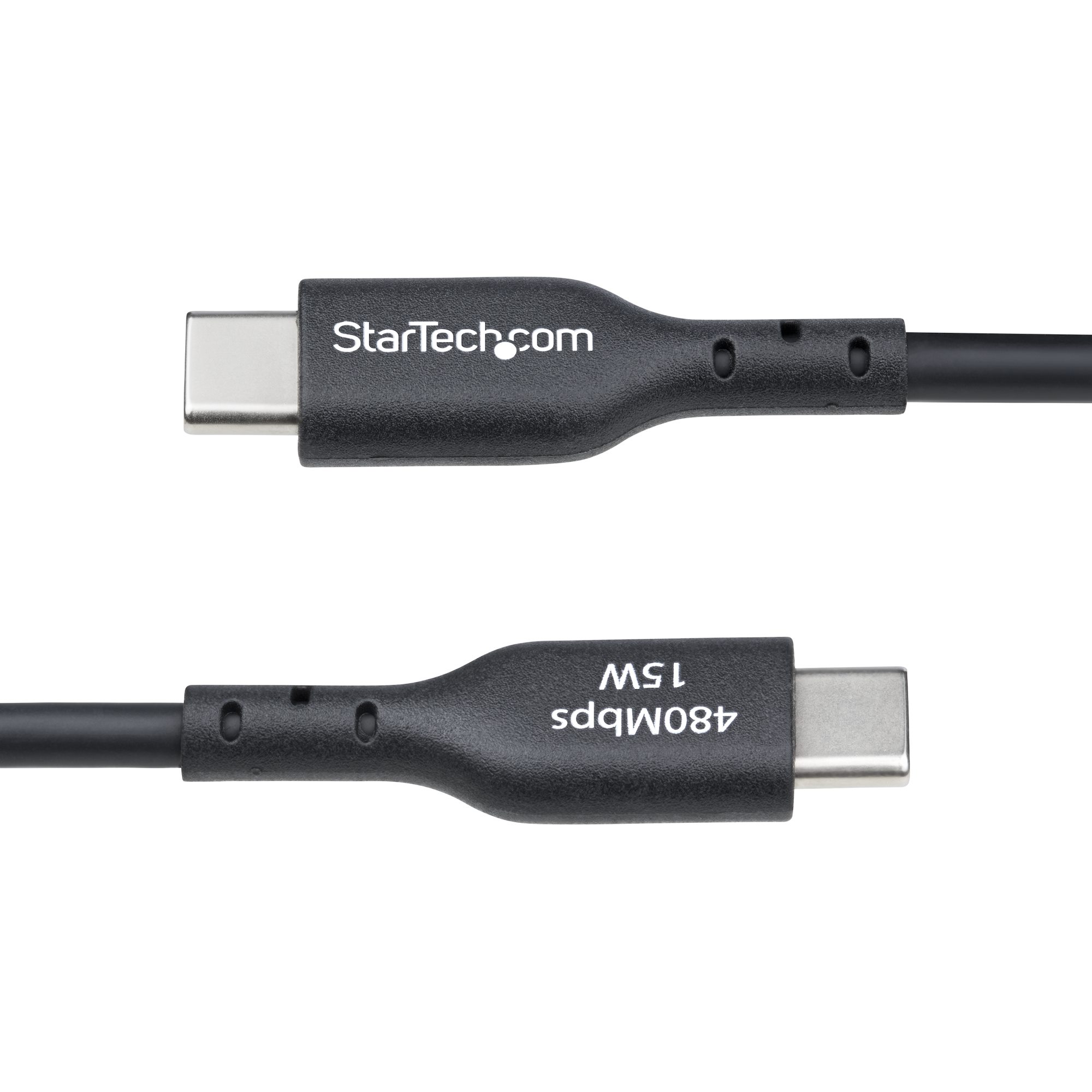 2M USB-A TO USB-C CABLE BLACK CORD USB 2.0 DATA TRANSFER