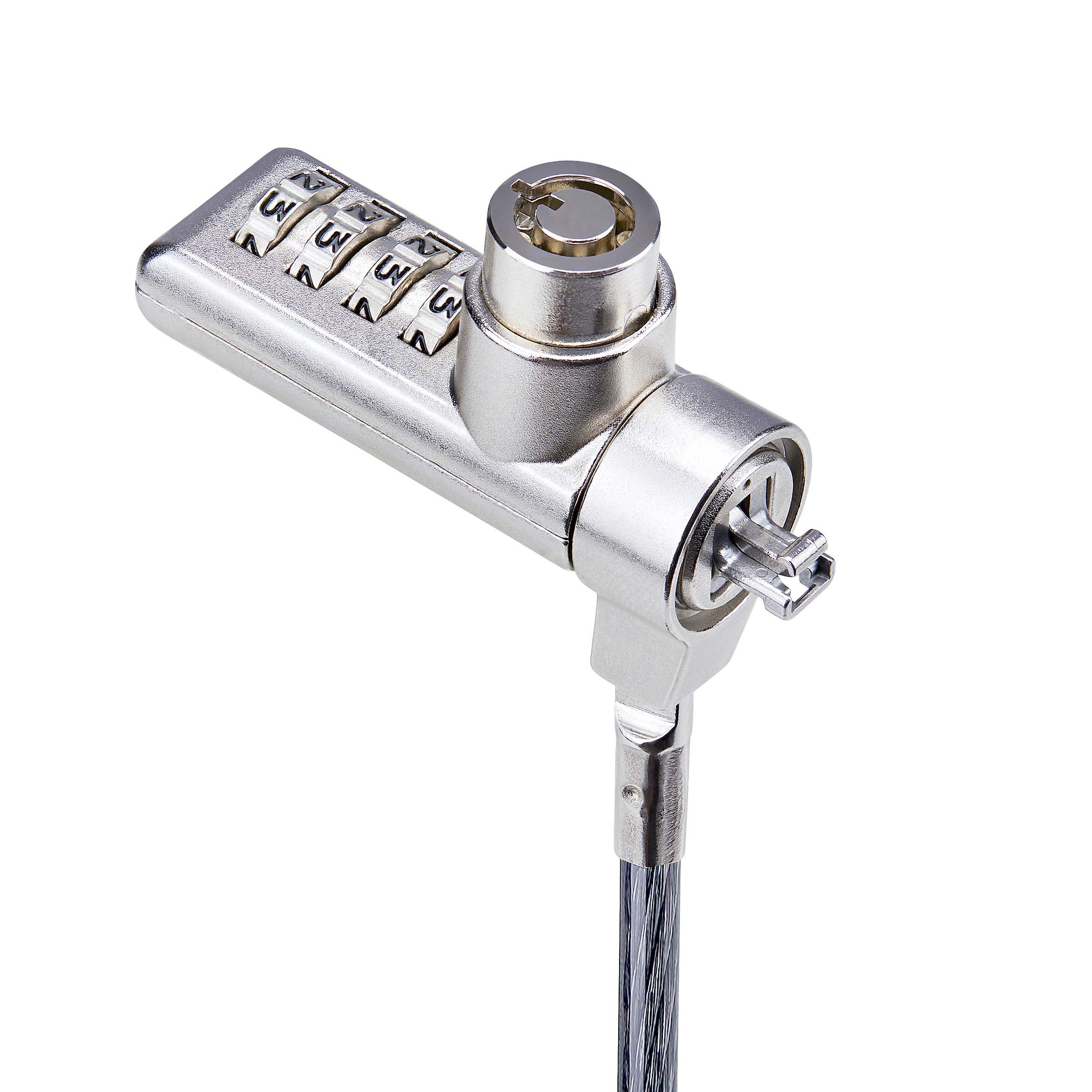 10PK KSLOT LAPTOP LOCK 6.5FT COMPUTER CABLE LOCK