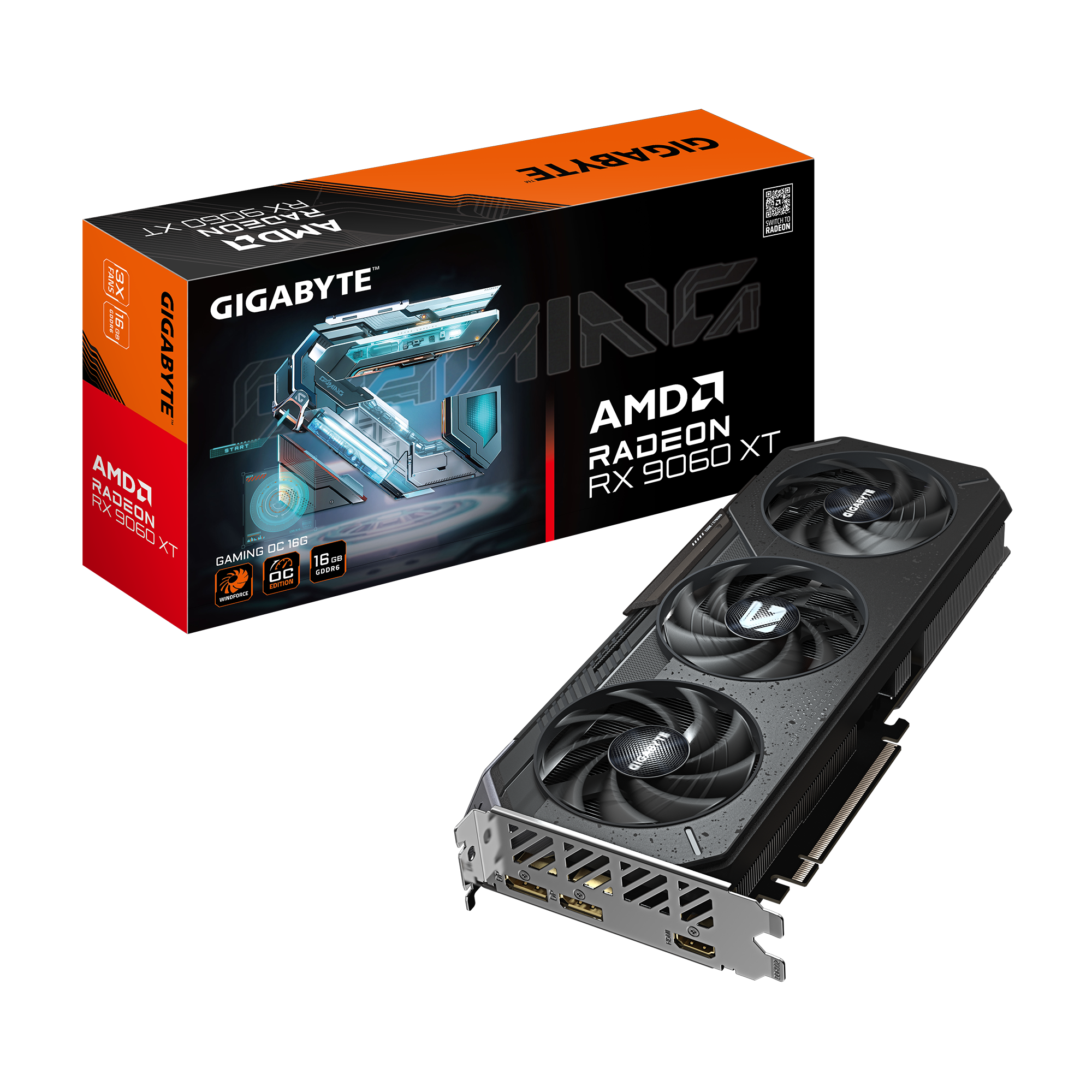 VGA Gigabyte Radeon RX 9060 XT GAMING 16GB OC