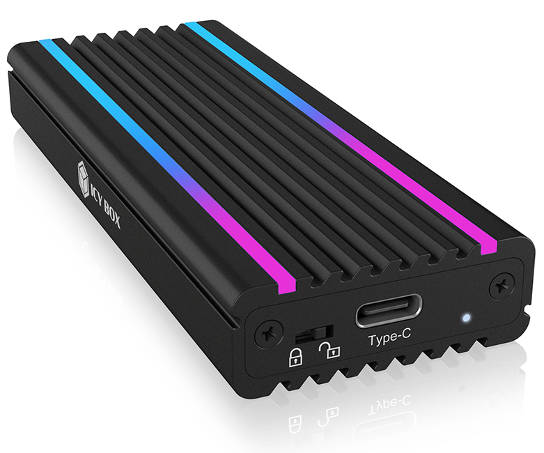 IcyBox Externes Type-C Gehäuse für M.2 NVMe SSD extern retail