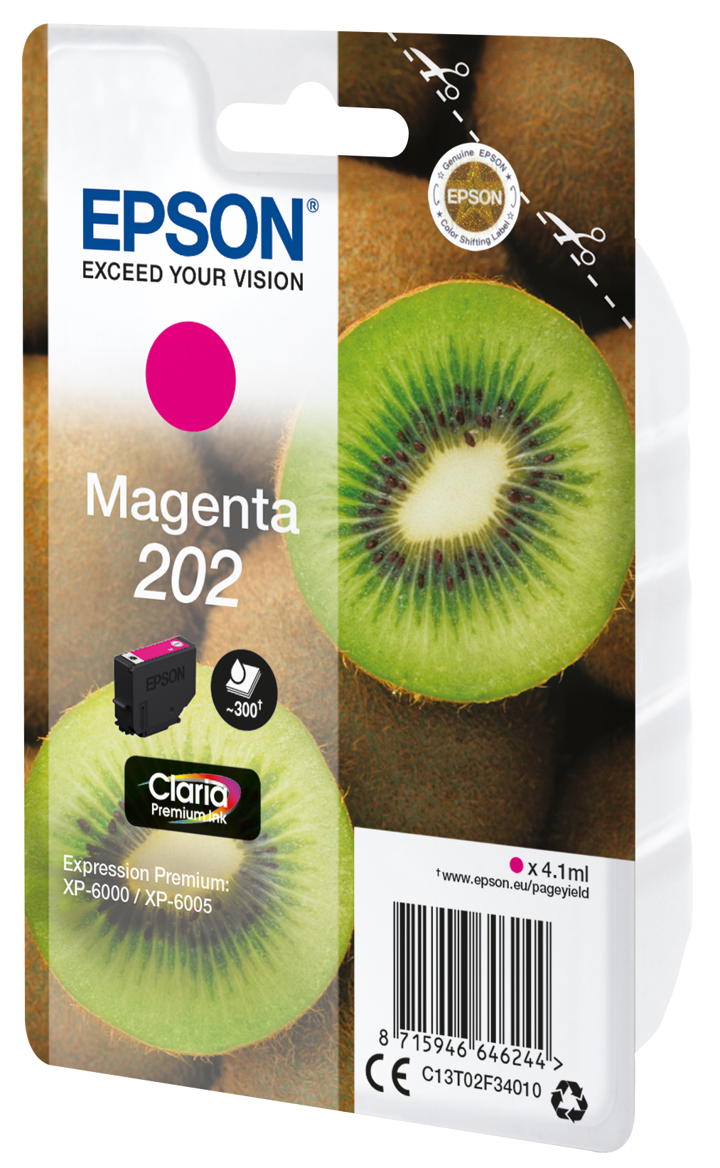 EPSON 202/T02F34 (Kiwi) magenta Druckerpatrone