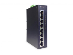DIGITUS Switch Ind. 8-Port Gigabit Unmanaged schwar