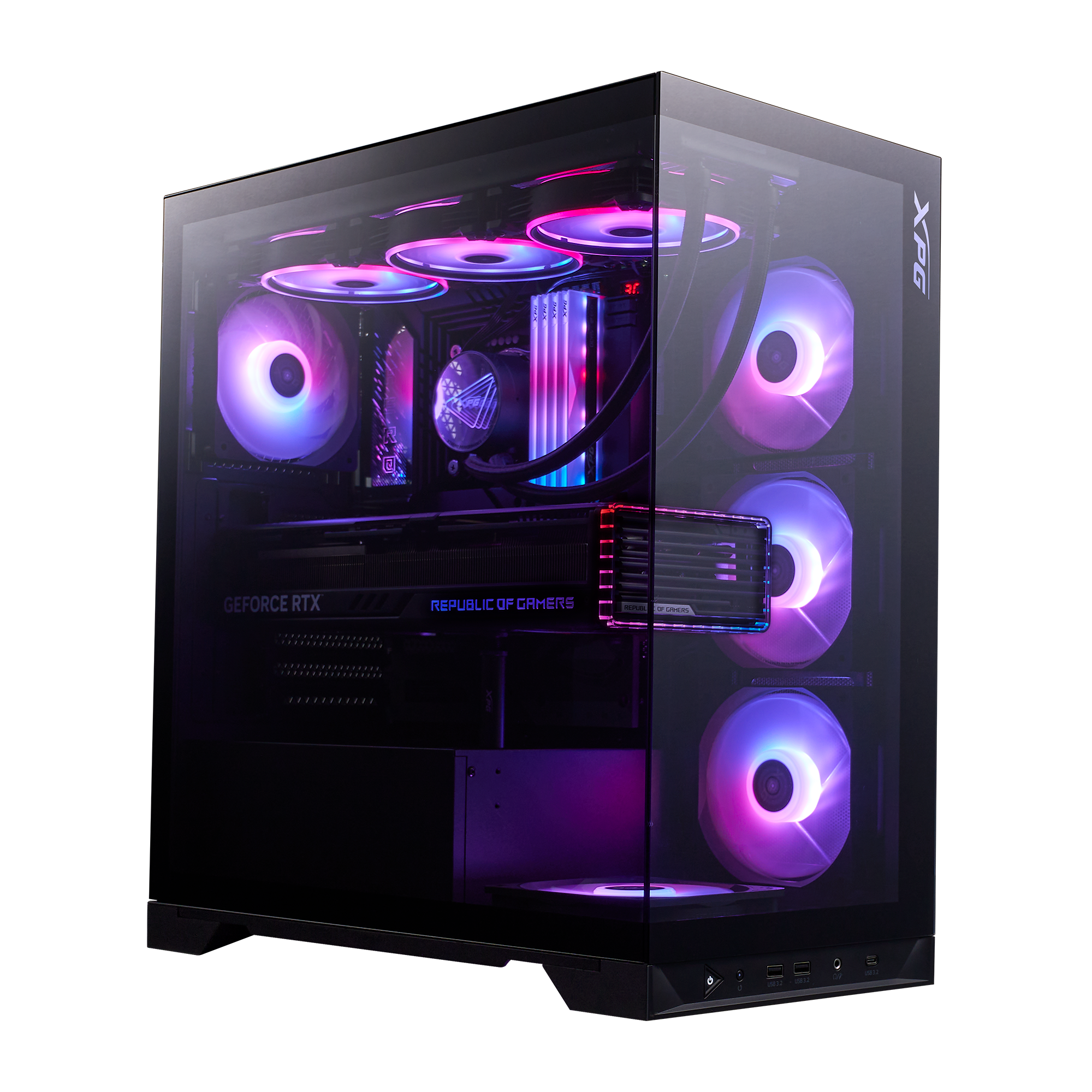 Geh XPG INVADER X BTF (ATX) Midi Tower schwarz retail