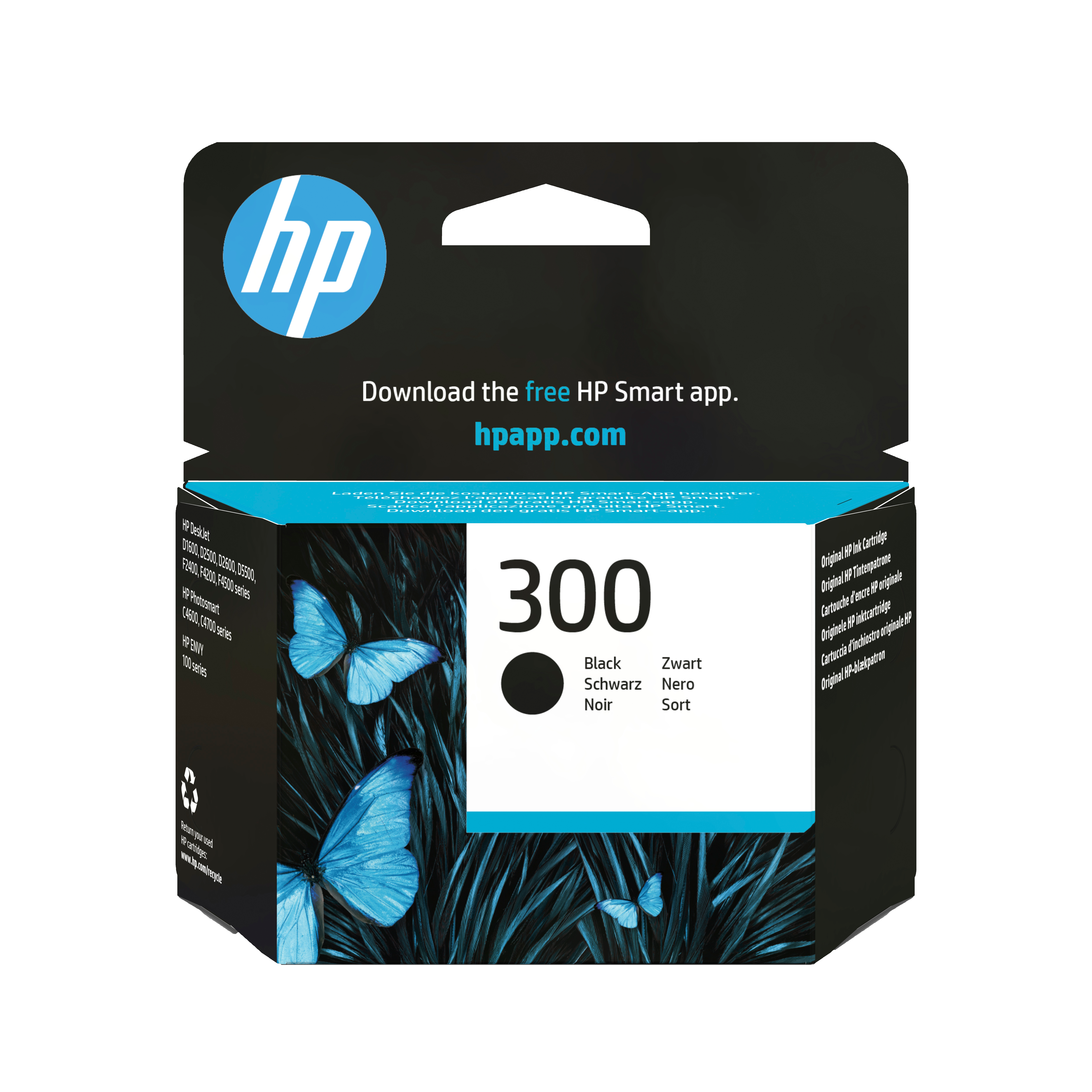 HP 300 Schwarz Tintenpatrone 4ml