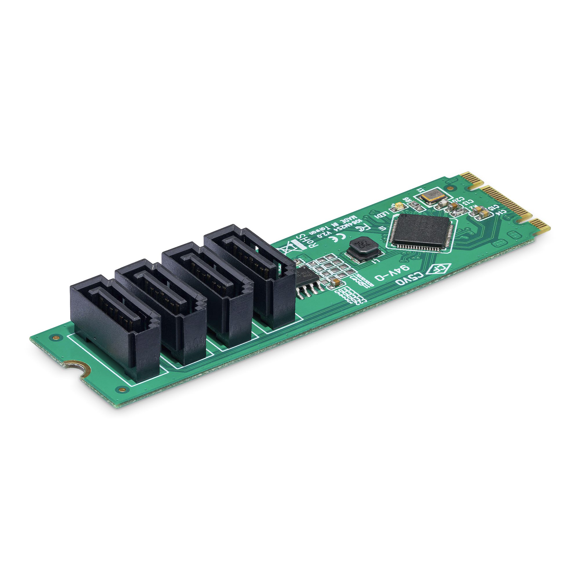 4-PORT M.2 TO SATA ADAPTER M.2 PCIE 3.0 TO SATA EXPANSION C