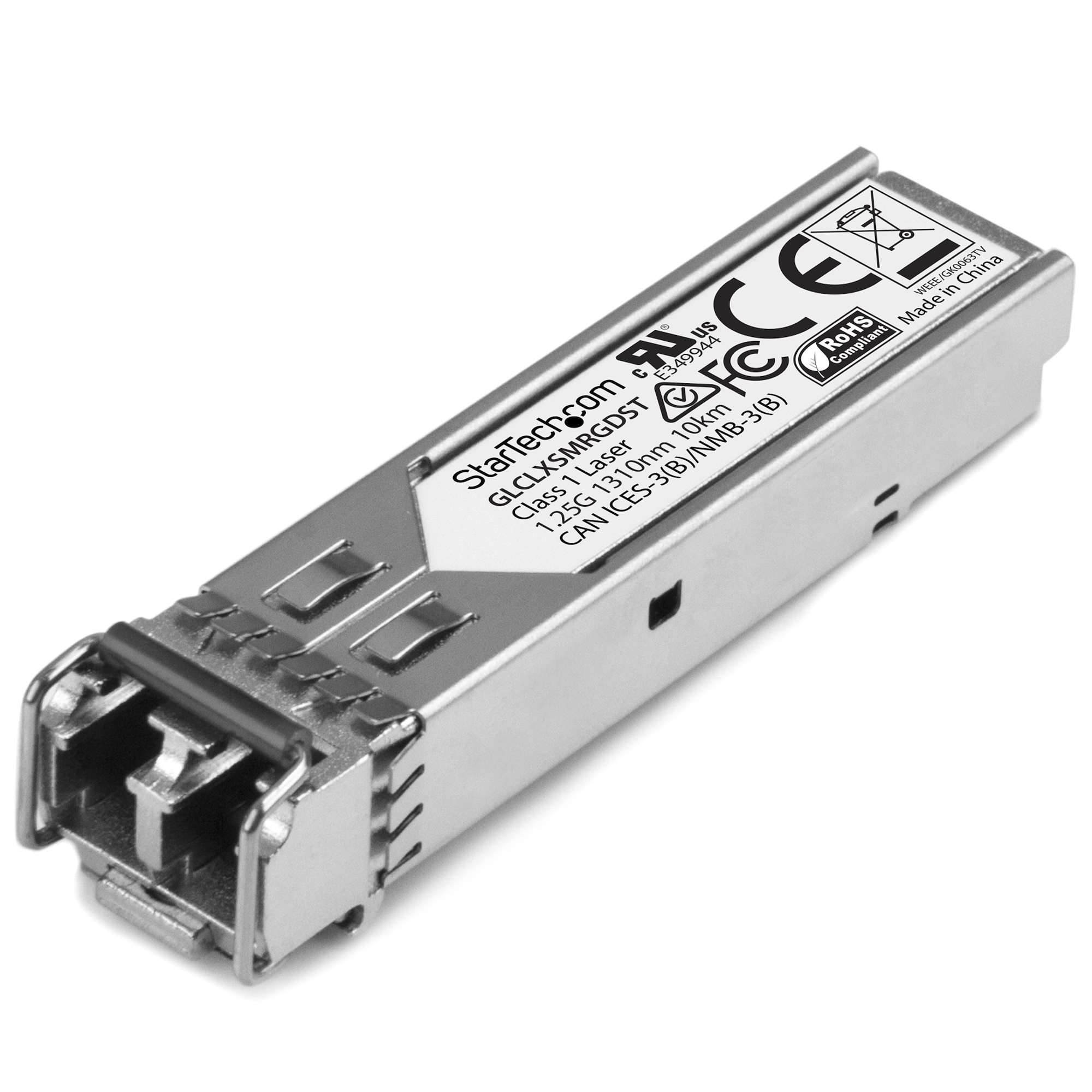 STARTECH.COM Gigabit Fiber 1000Base-LX SFP Transceiver Module - Cisco GLC-LX-SM-RGD Compatible - SM LC - 10 km 6.2 mi