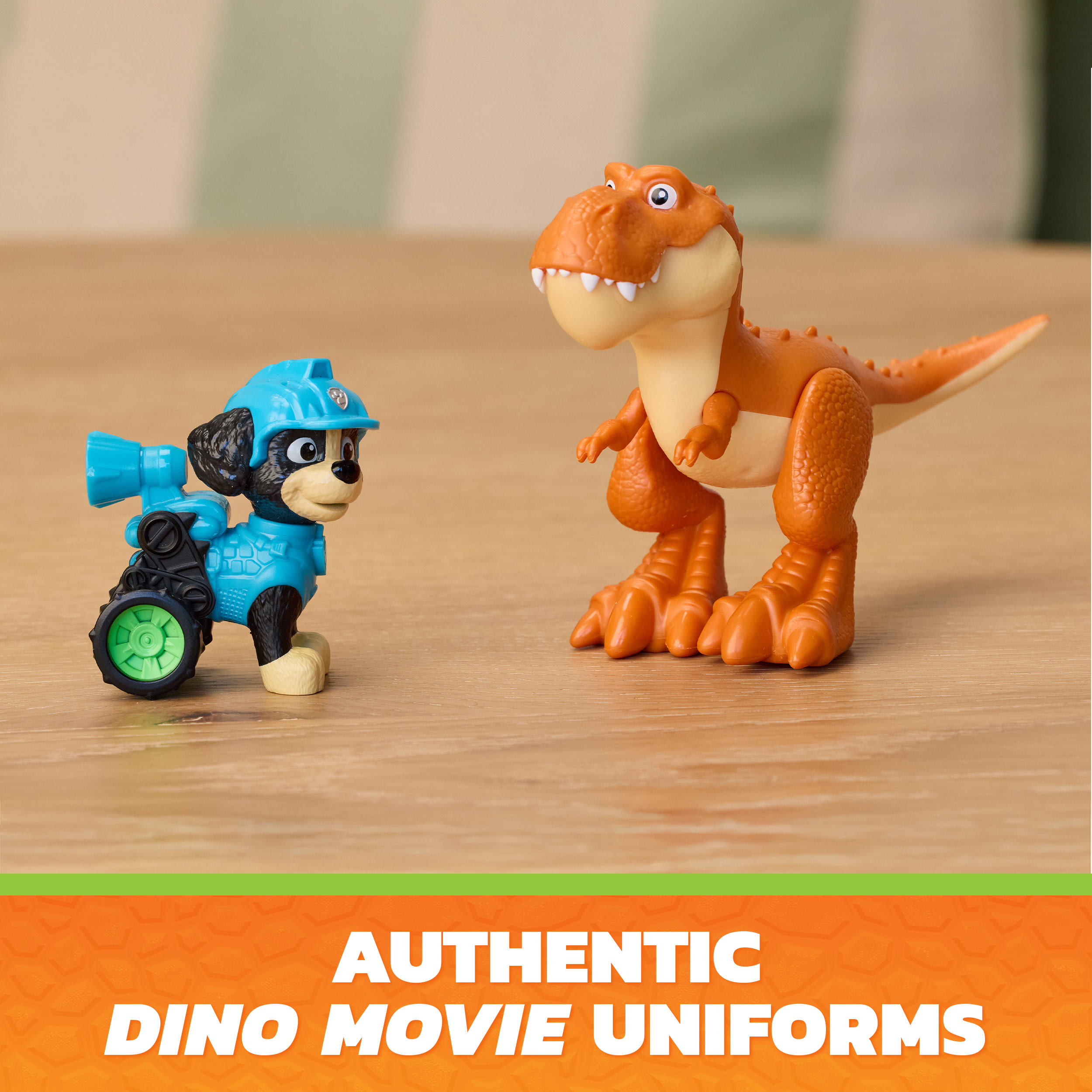 Paw Patrol: Der Dino Film - Dino Abenteuer Figuren-Geschenkset, 6er-Pack, Spielfigur