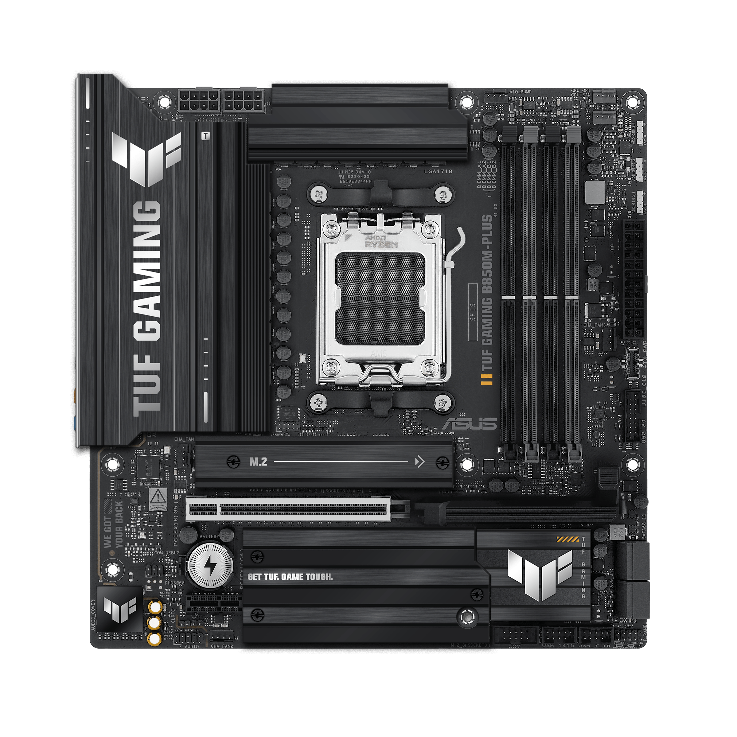 ASUS TUF GAMING B850M-PLUS (AMD,AM5,DDR5,mATX)