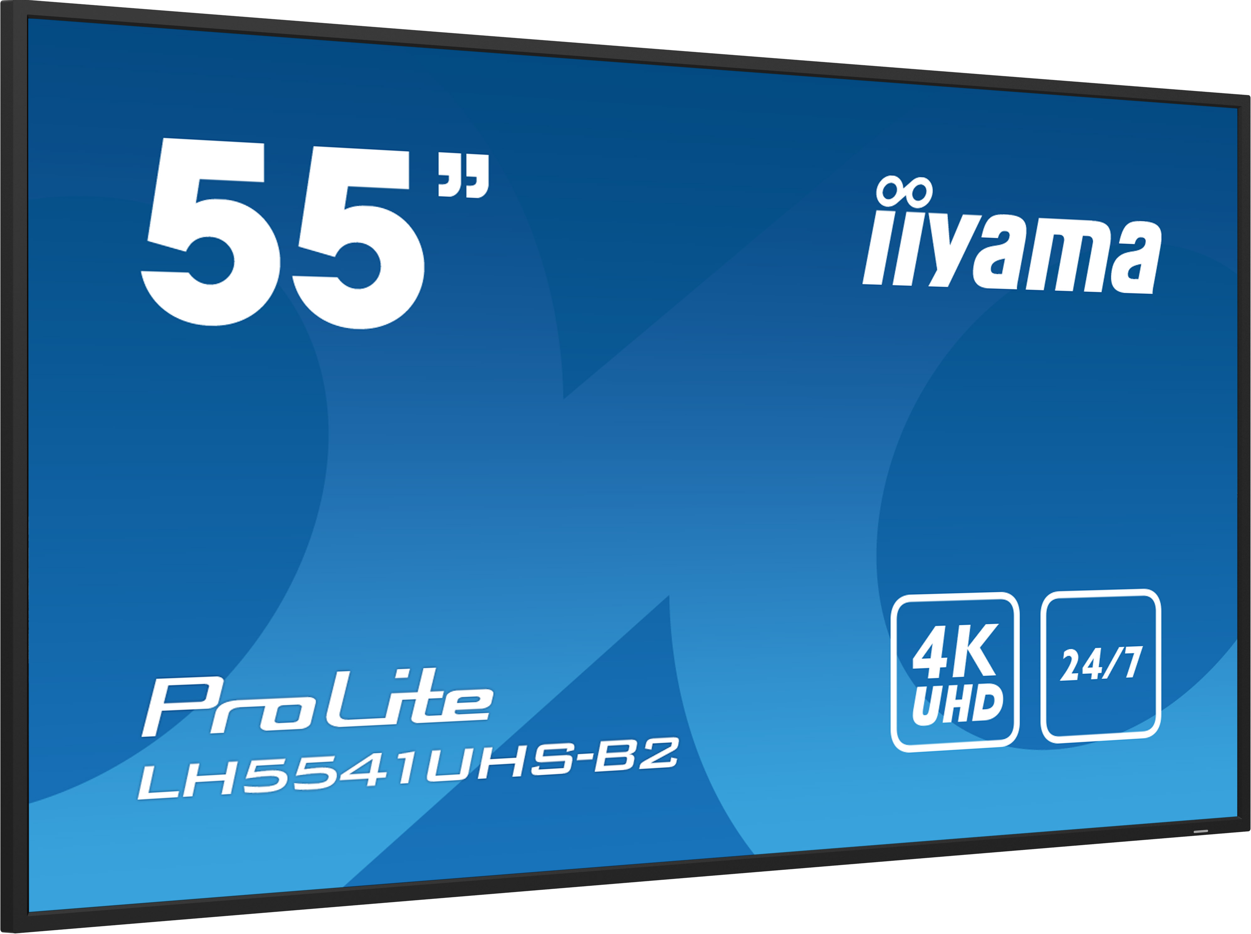 55IN 3840X2160 4K UHD IPS 1 HAZ VGA HDMI 500CD/QM MEDIA PLAY USB