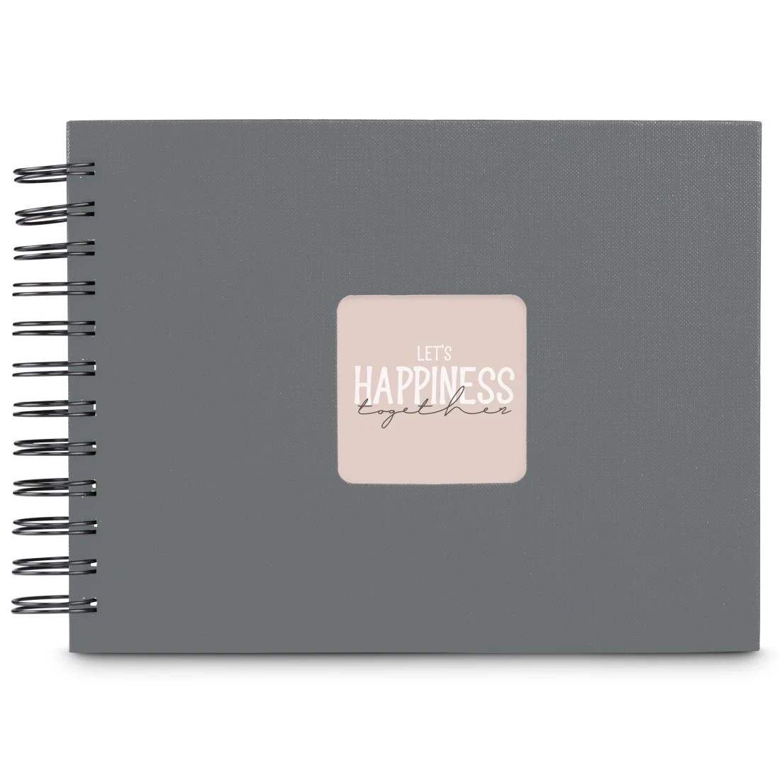 hama Fotoalbum Fine Art neutral 24,0 x 17,0 cm, 50 schwarze Seiten