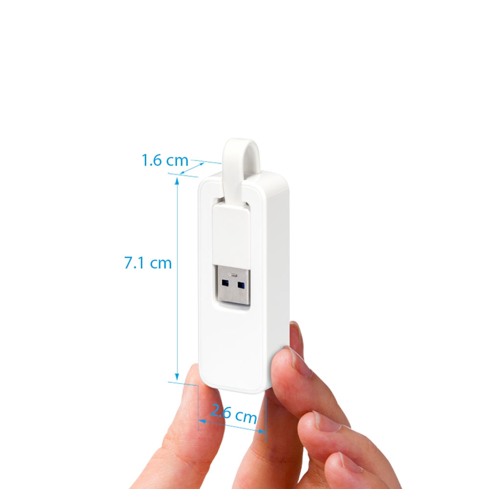 USB 2.0 Adapter, USB-A Stecker > RJ-45 Buchse