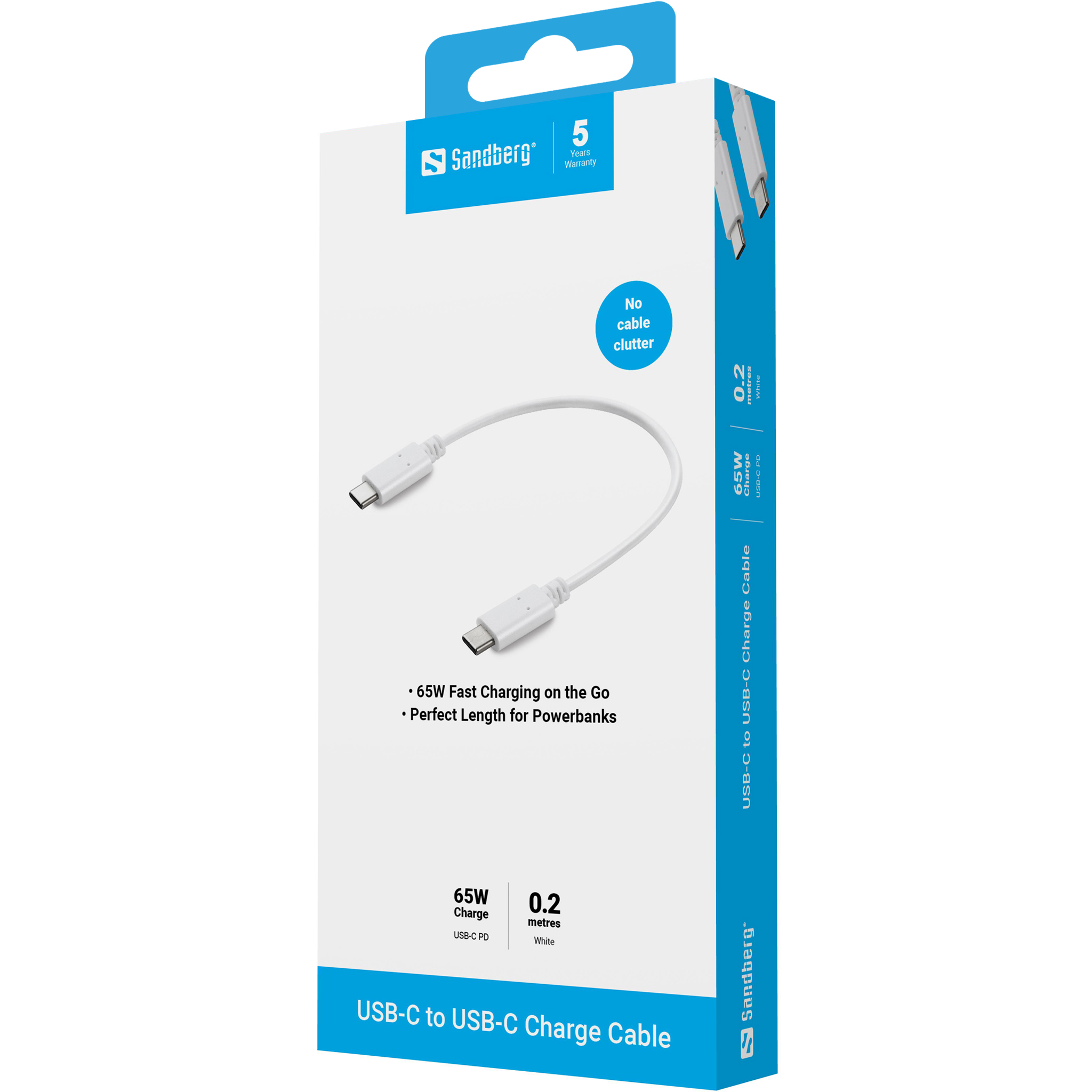 SANDBERG USB-C Charge Cable 0.2m