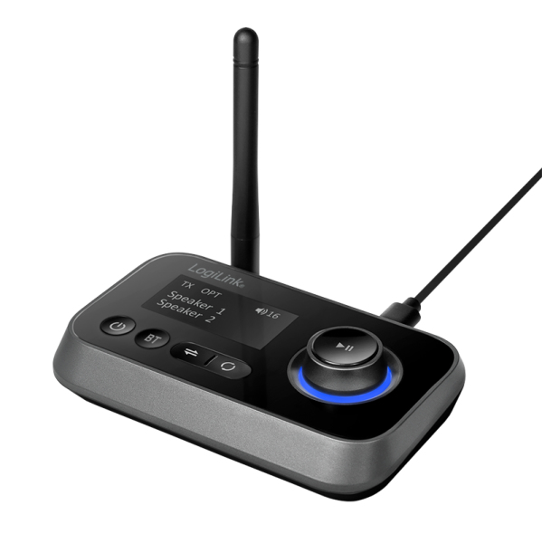 Logilink Bluetooth 5.0 Audiosender und Empfänger, bis 10m