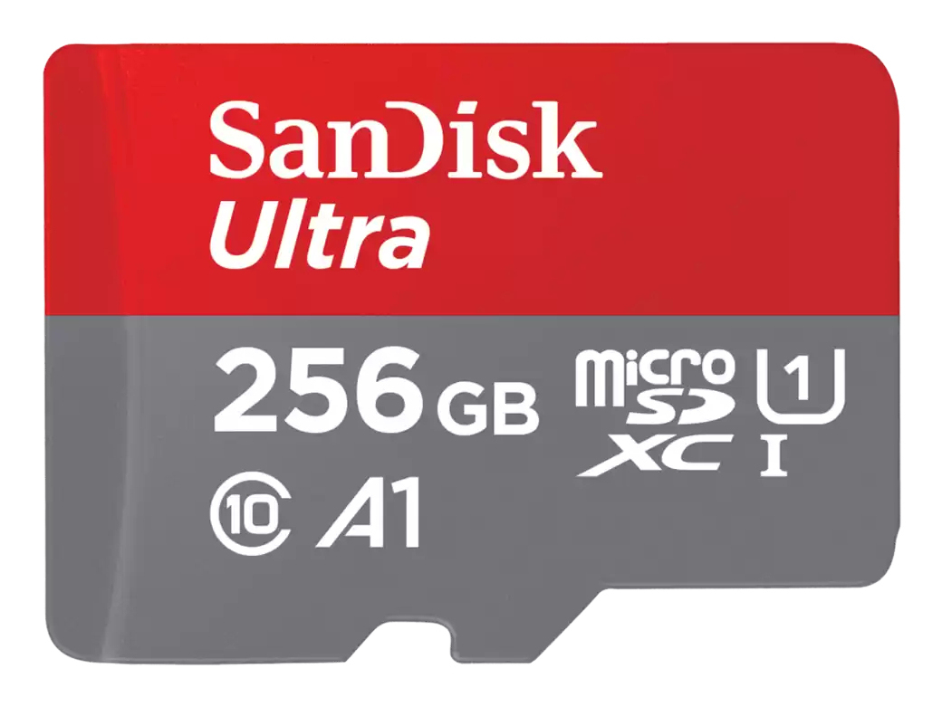 SD MicroSD Card 256GB SanDisk Ultra Class 10 inkl. Adapter