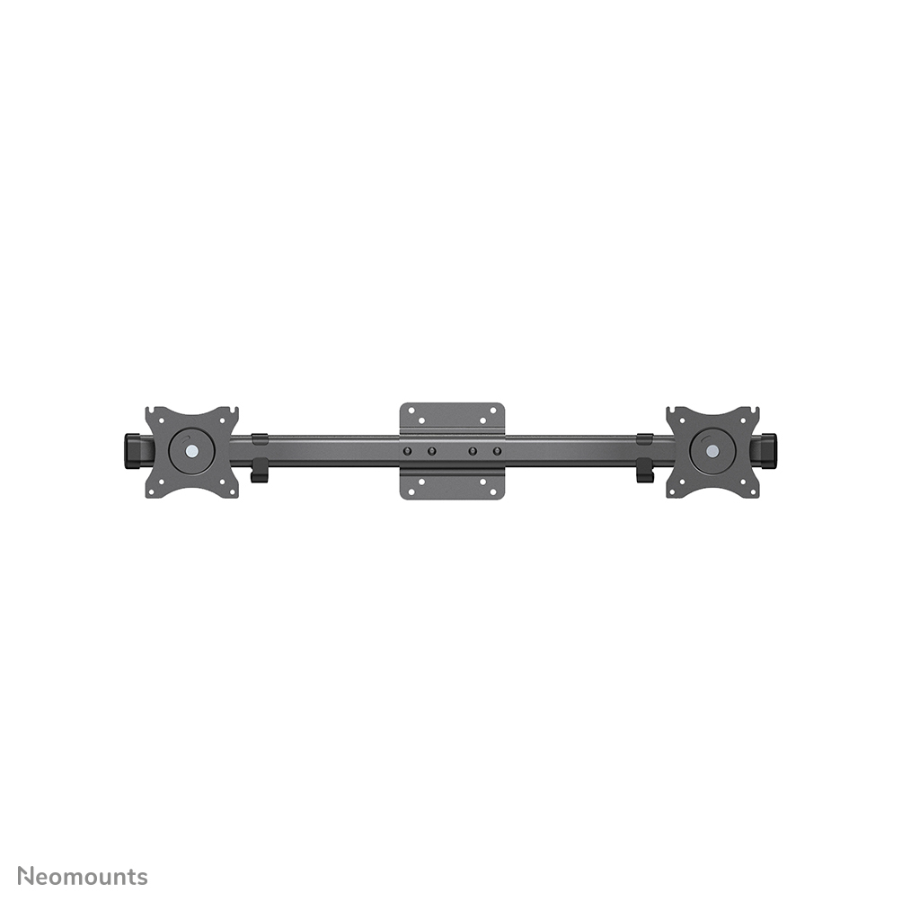 NEOMOUNTS FPMA-CB100BLACK Dual Monitor Adapter 25,4-68,58cm 10-27Zoll Twin Screen Mounting Rail 18kg VESA 75x75/100x100mm
