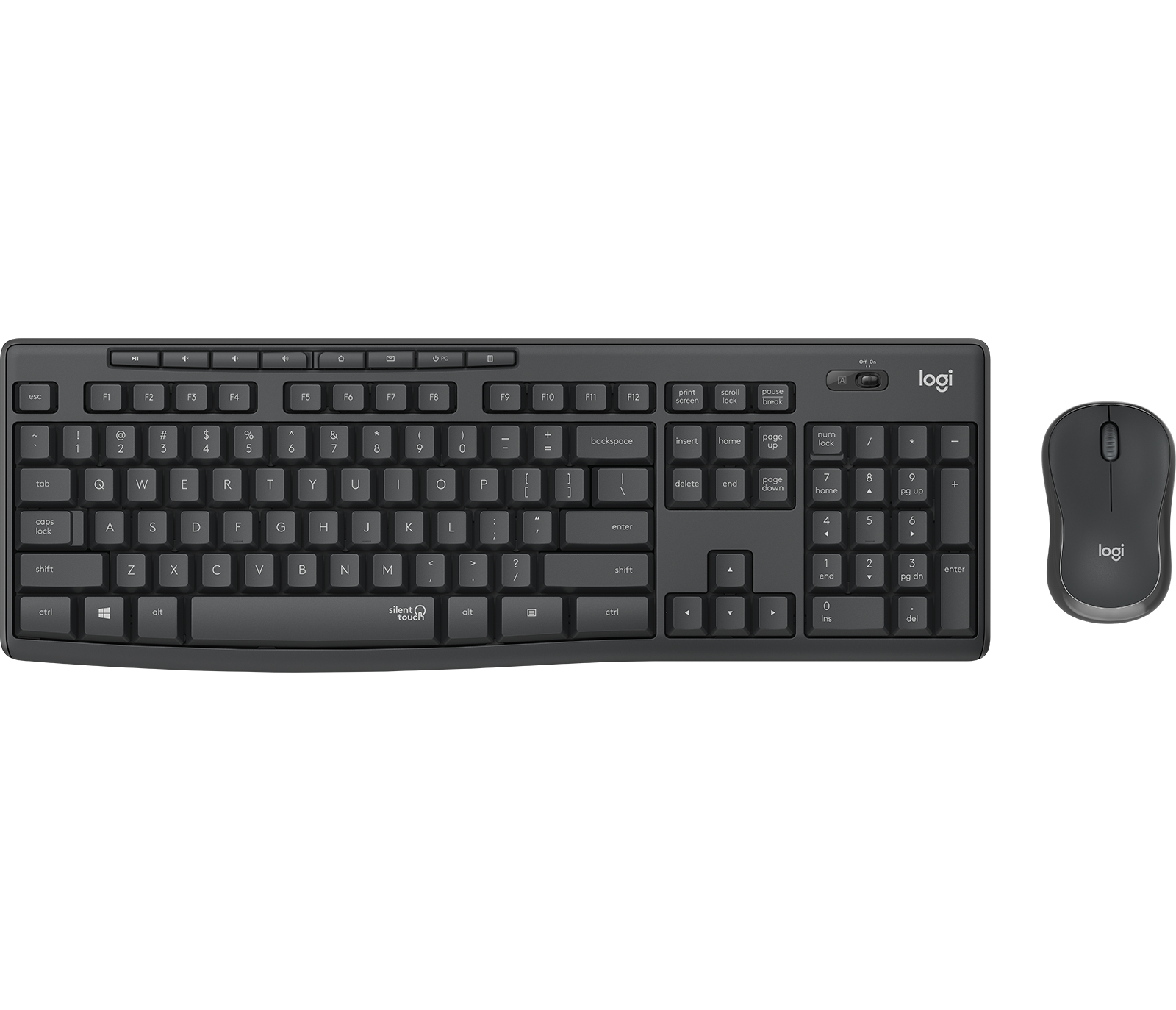 MK295 SILENT WIRELESS COMBO GRAPHITE - CZE-SKY - INTNL