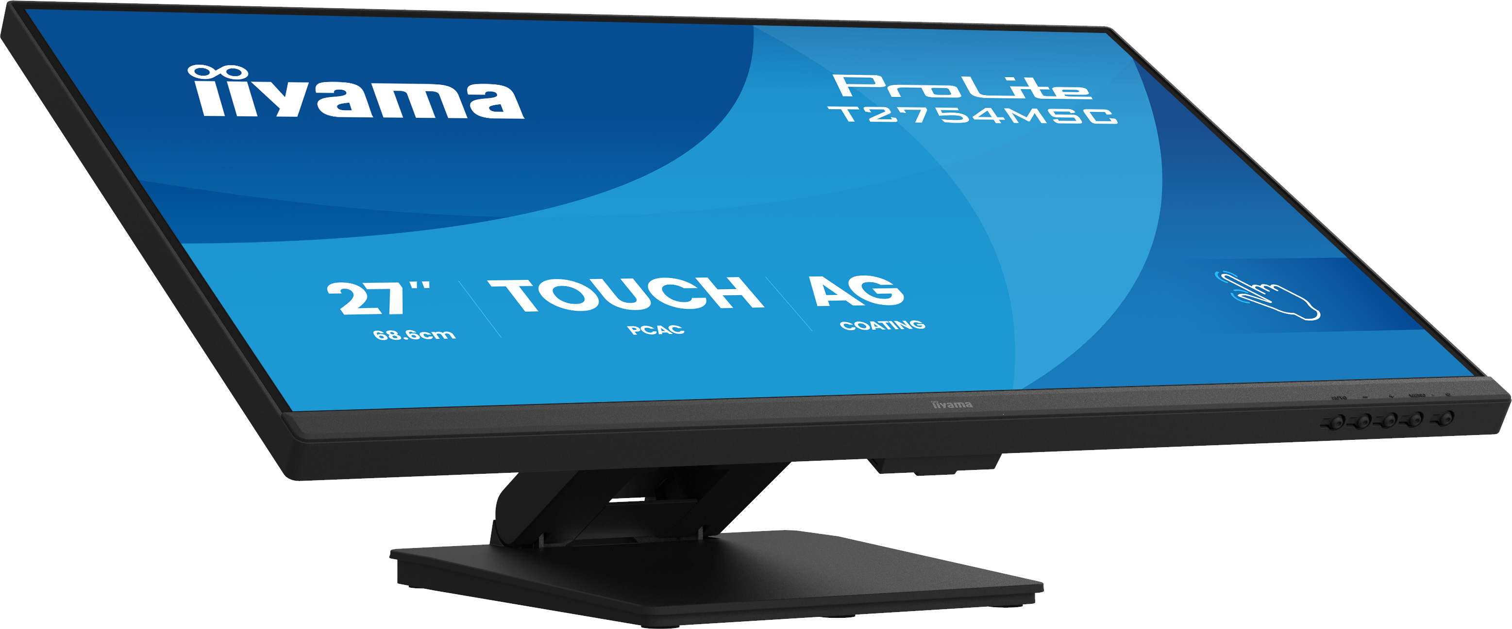 IIYAMA 68.6cm (27) T2754MSC-B2AG 16:9 M-Touch VGA+HDMI
