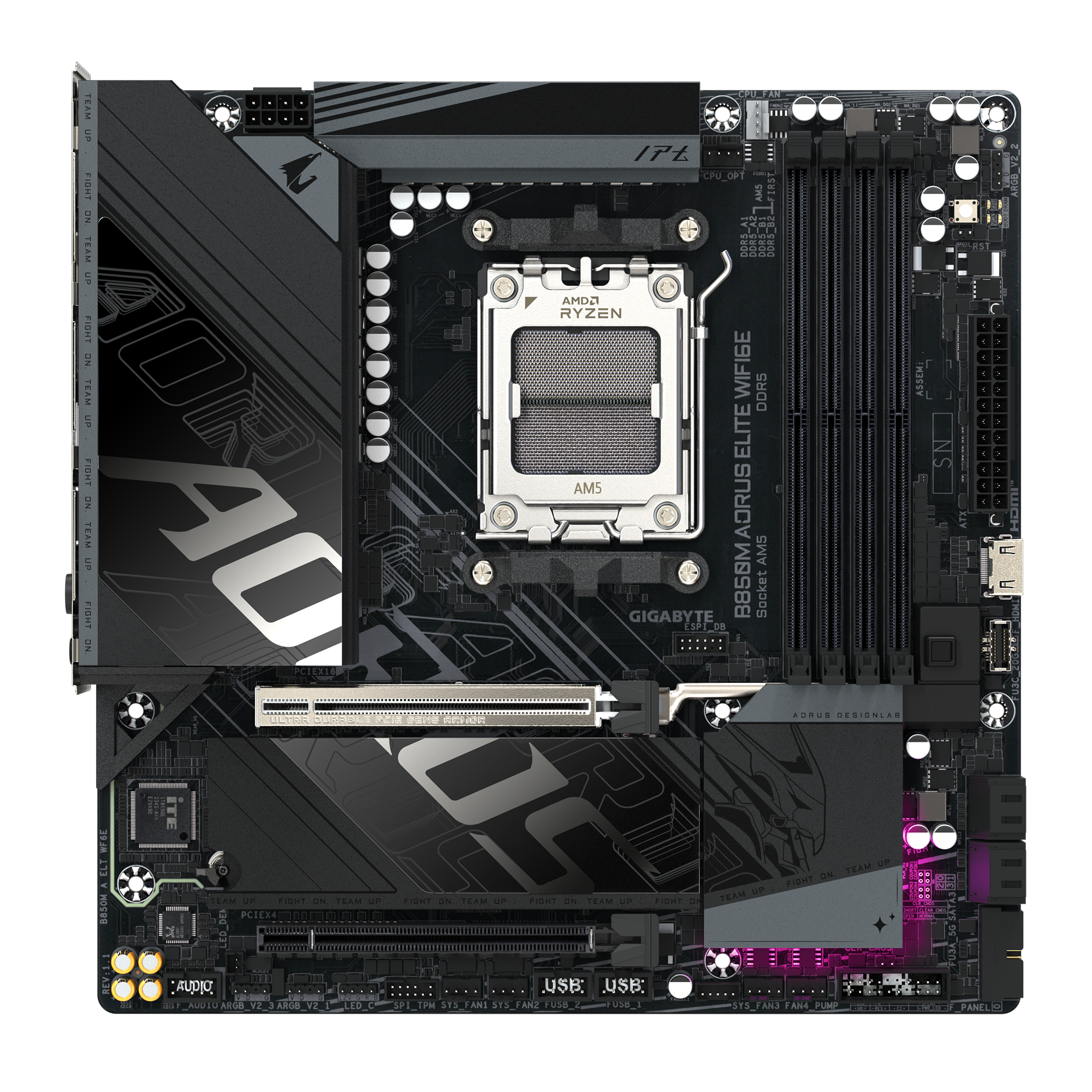 Gigabyte GA-B850M A ELT WF6E (AM5) (D)