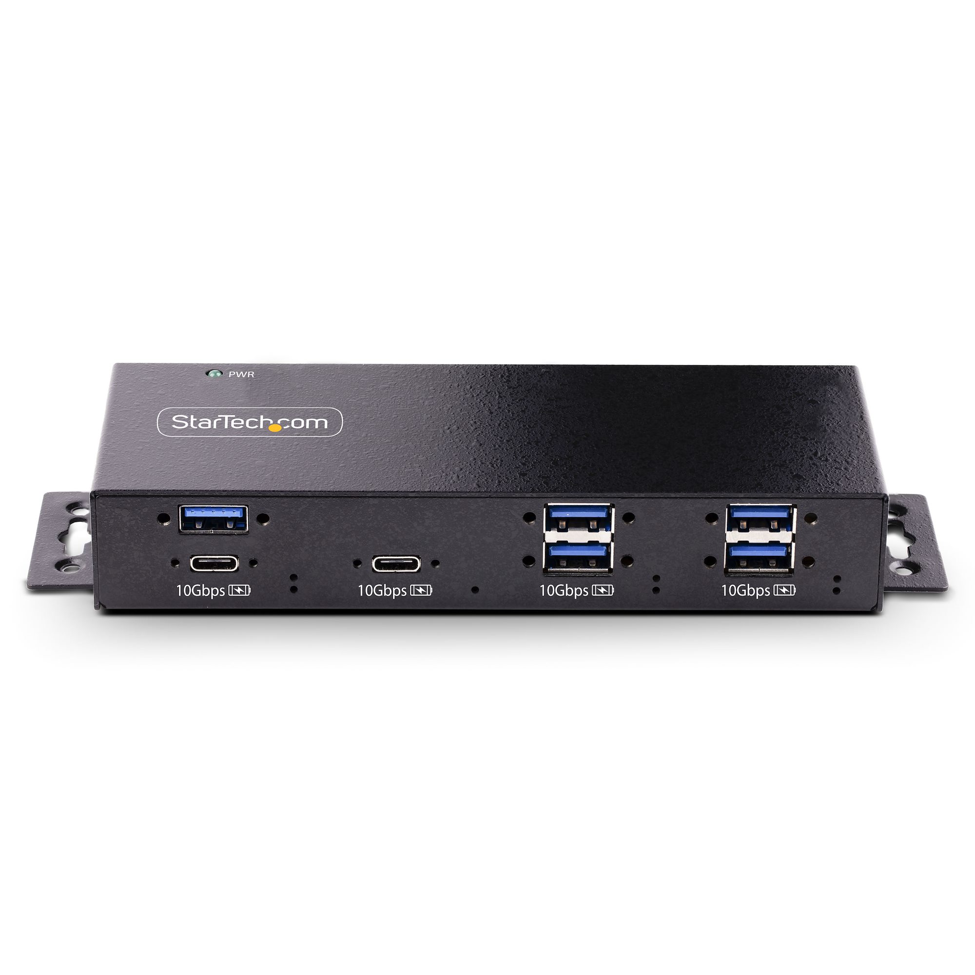 StarTech.com 7-Port USB-C Hub 7 Ports 10Gbps Aktiver Stromversorgung ESD-Schutz Schwarz