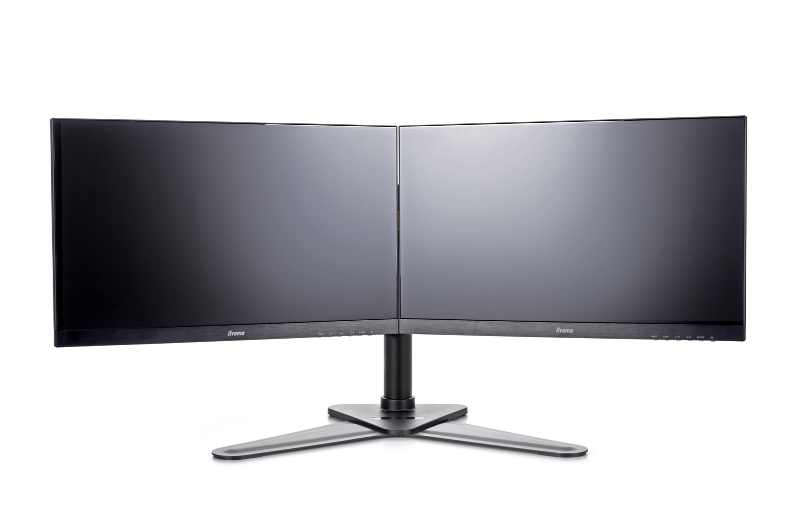 DUAL DESKTOP ARM STAND 10-30IN 100X100 HAS 10KG