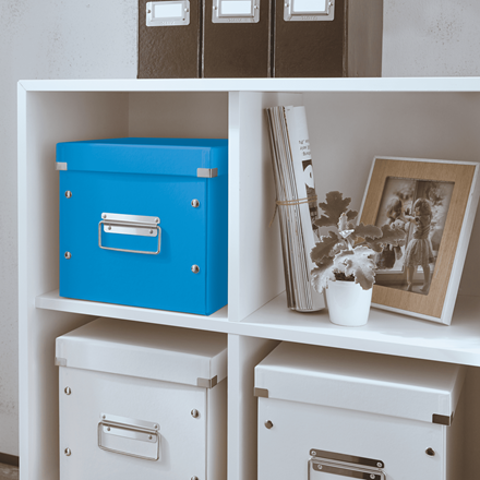 LEITZ Click & Store Aufbewahrungsbox 10,0 l blau 26,0 x 26,0 x 24,0 cm, 1 St.
