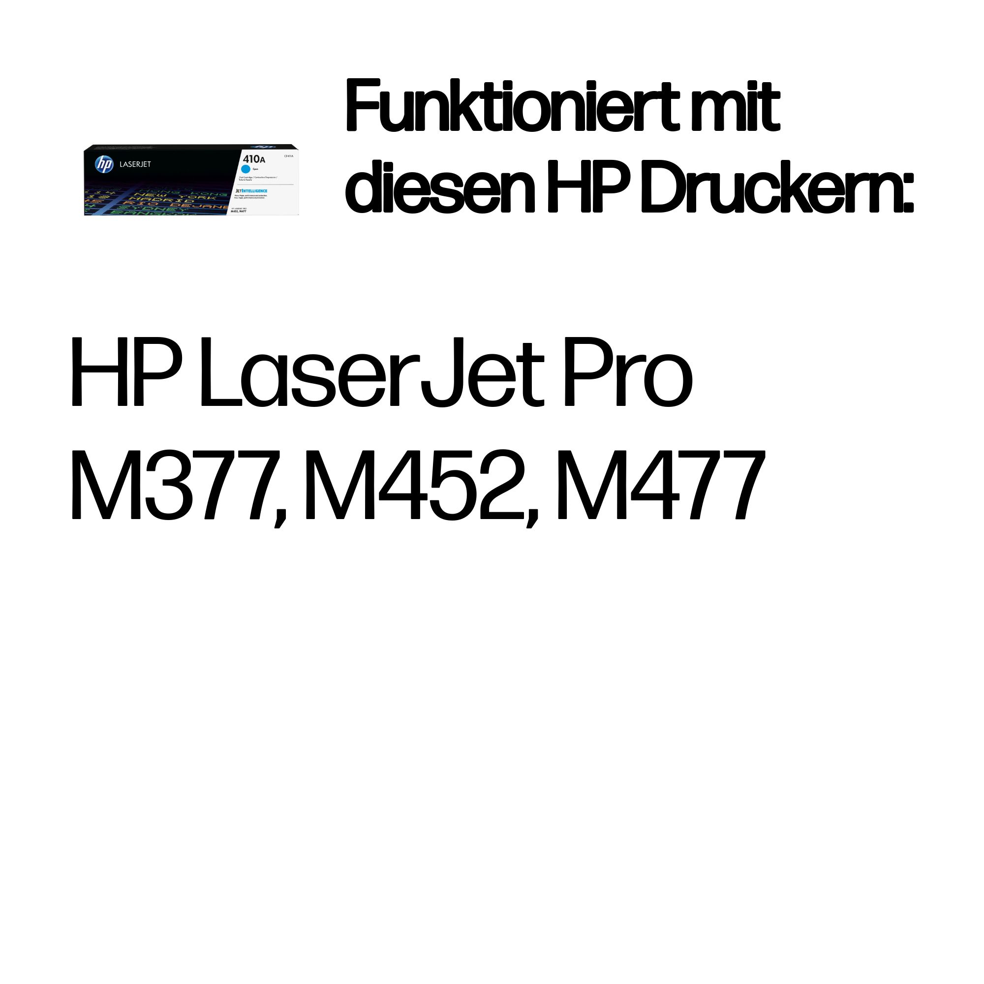 HP 410A Cyan LaserJet Tonerpatrone