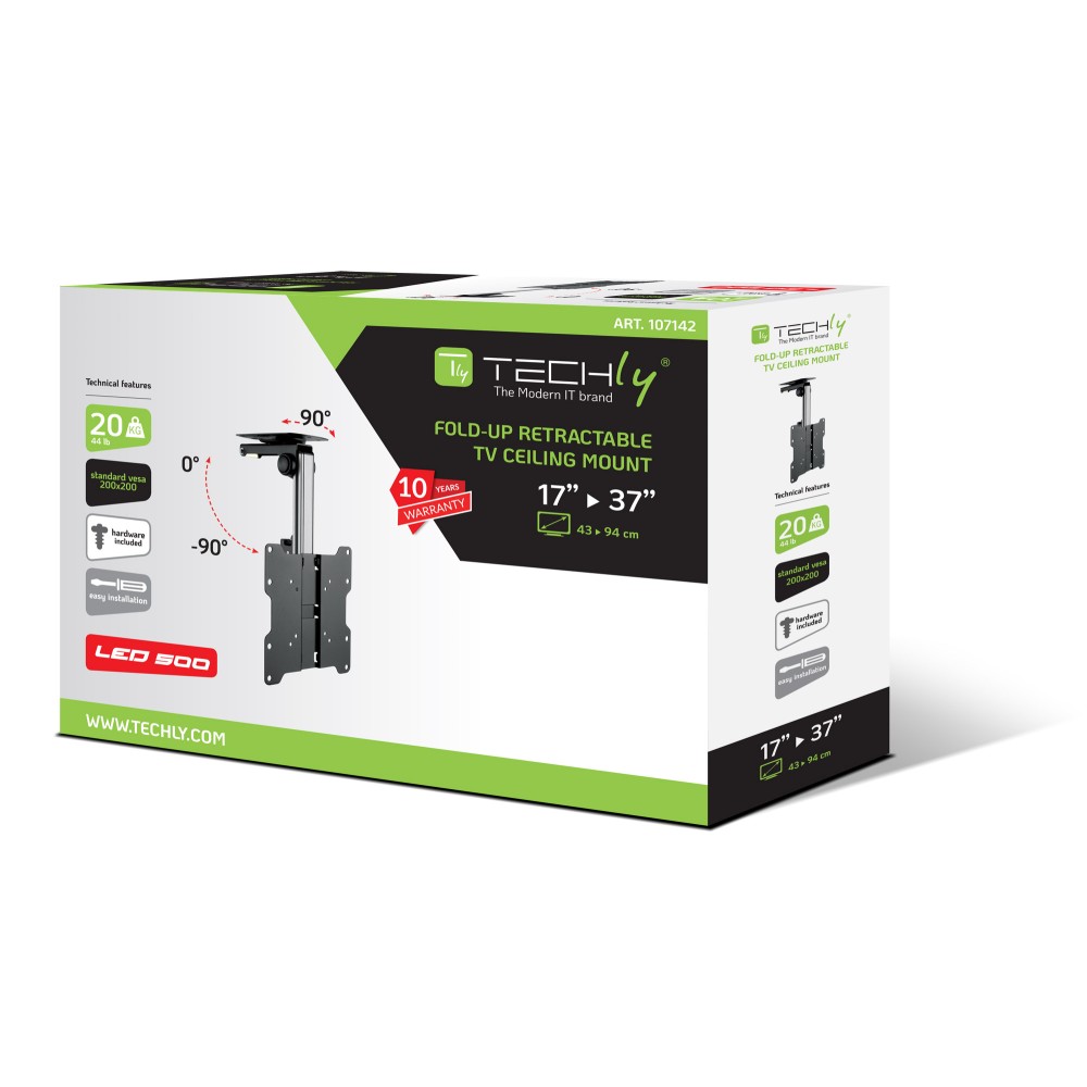 Techly Deckenhalterung für LCD TV LED 17-37