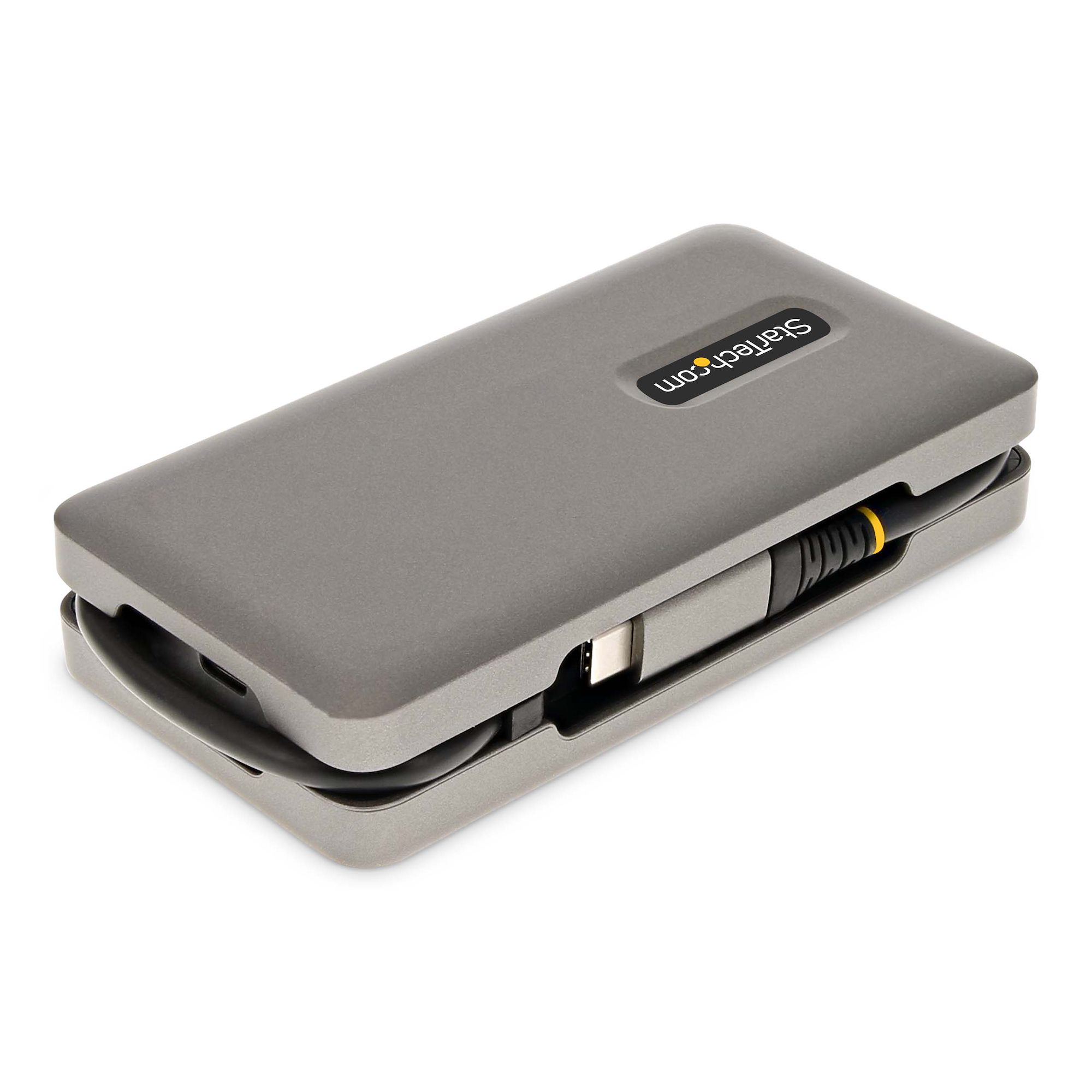 STARTECH.COM USB-C Multiport Adapter USB C auf VGA/4K 60Hz HDMI Adapter USBC Hub 100W PD Laptop USB C Dockingstation USB C Adapter D