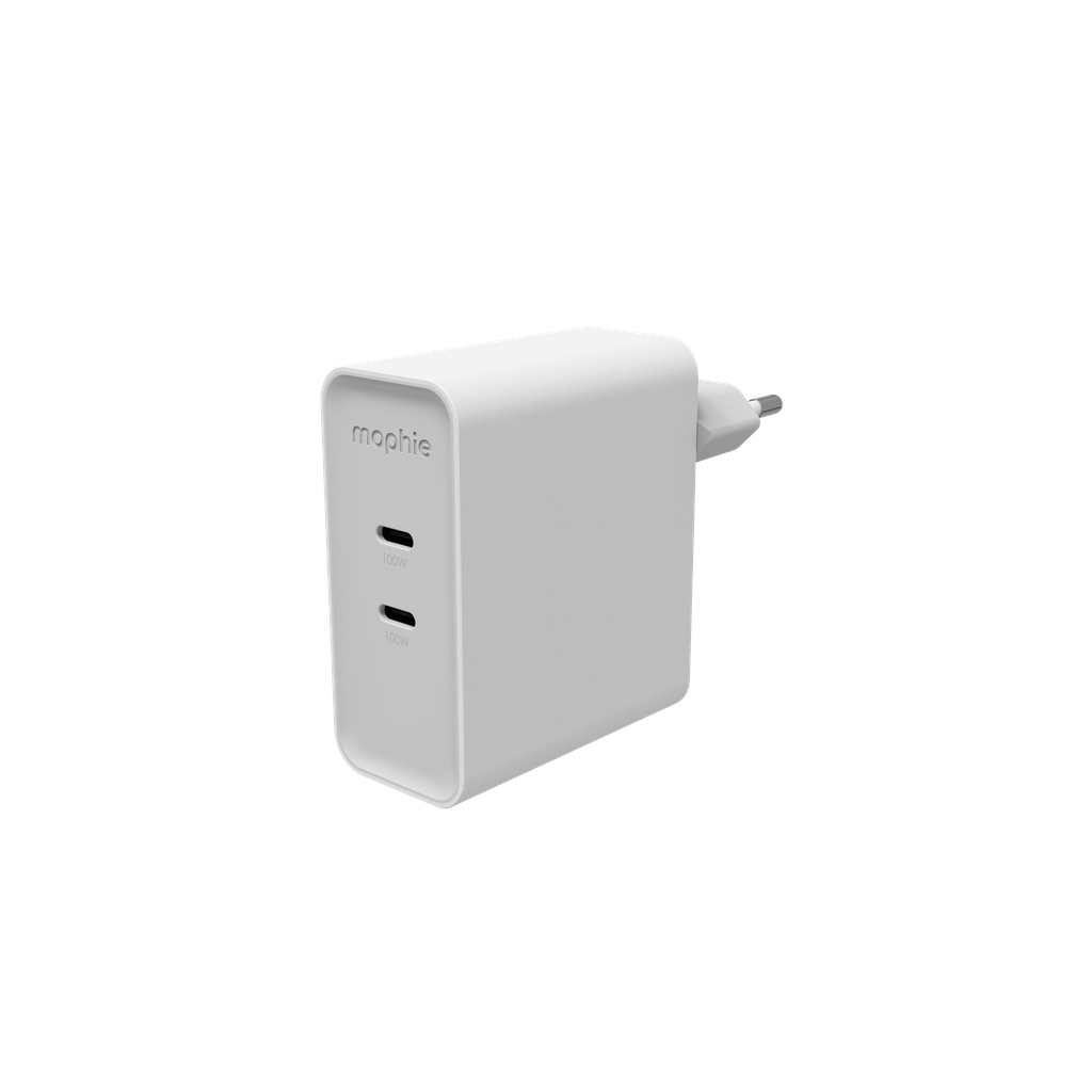 MOPHIE POWERADAPTER GAN USB-C D 100W ROC 2026 WHITE EU