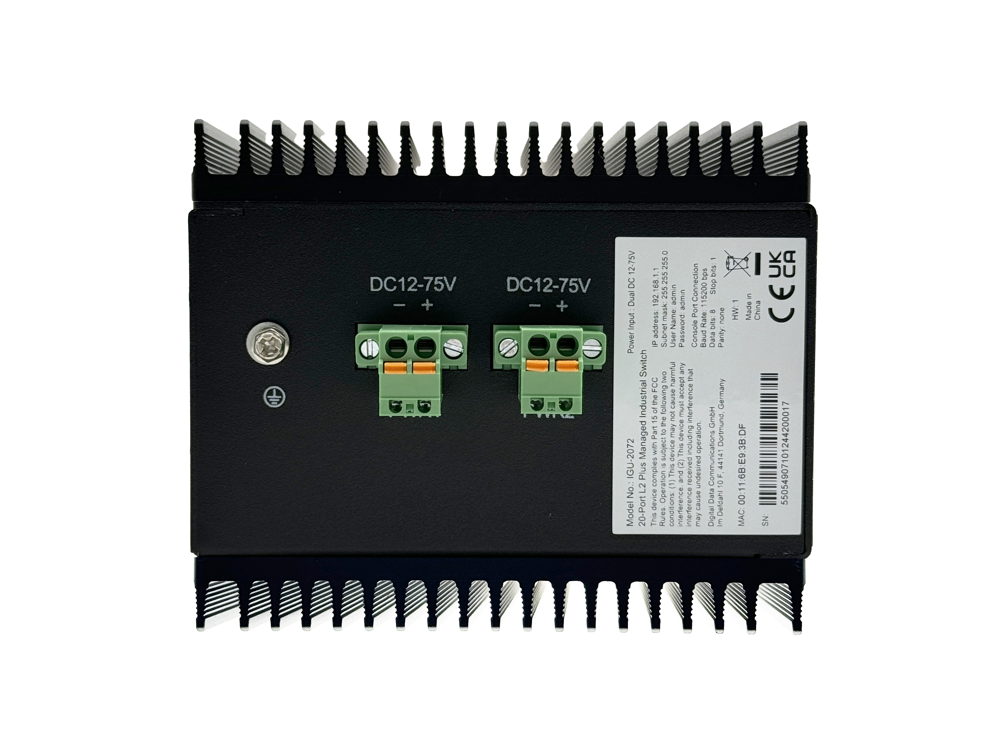 LevelOne Industr.Switch 8xGE/8xSFP/4x2.5GSFP Managed L2