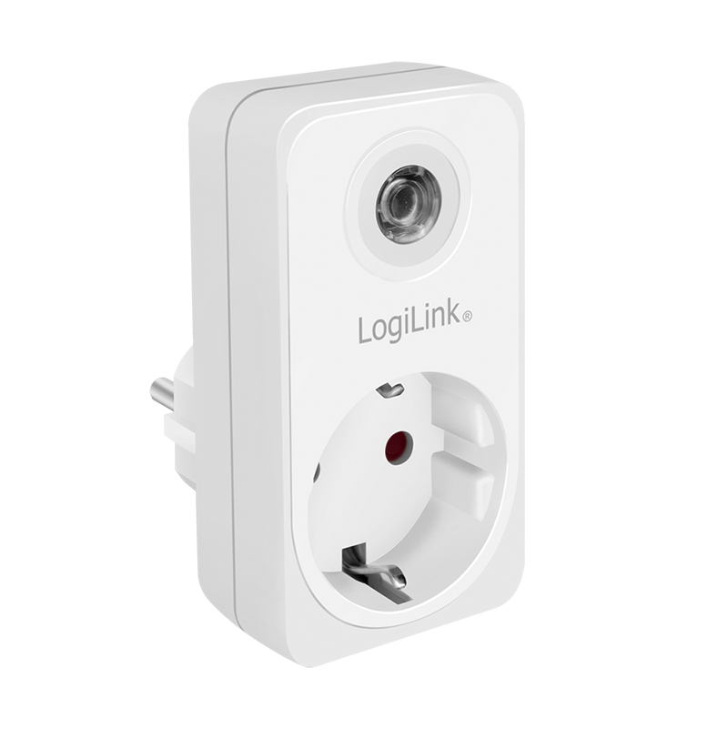 Logilink Steckdosenadapter mit Dämmerungssensor, 1xCEE 7/3