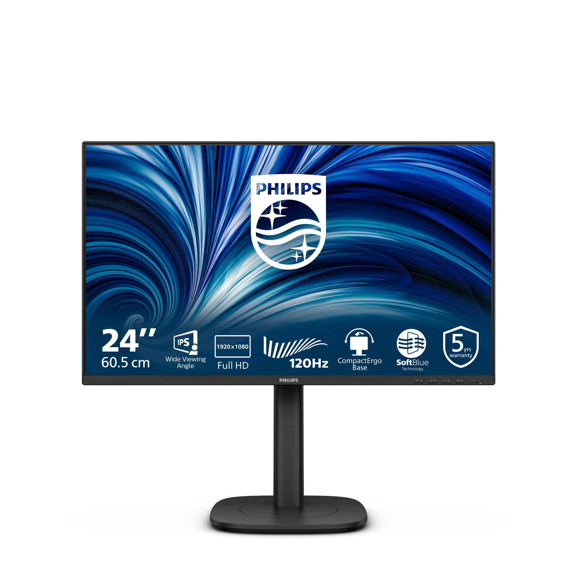 Philips 60,5cm (23,8) 24B2N3200J 16:09 HDMI+DP+USB VGA bl