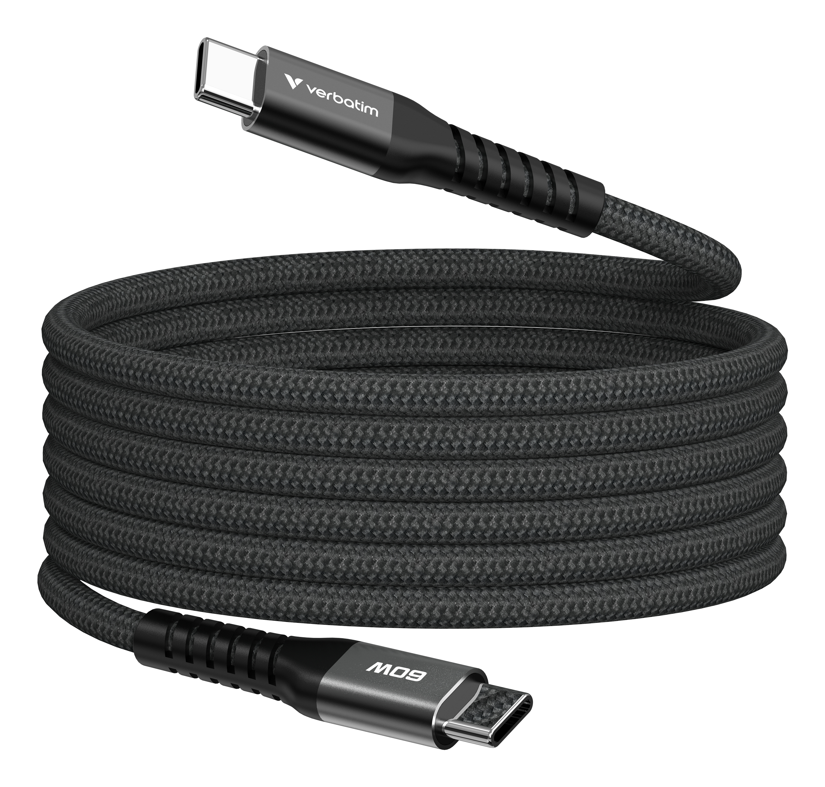 Verbatim Sync & Charge USB-C to USB-C 60W Magn. 120cm Black