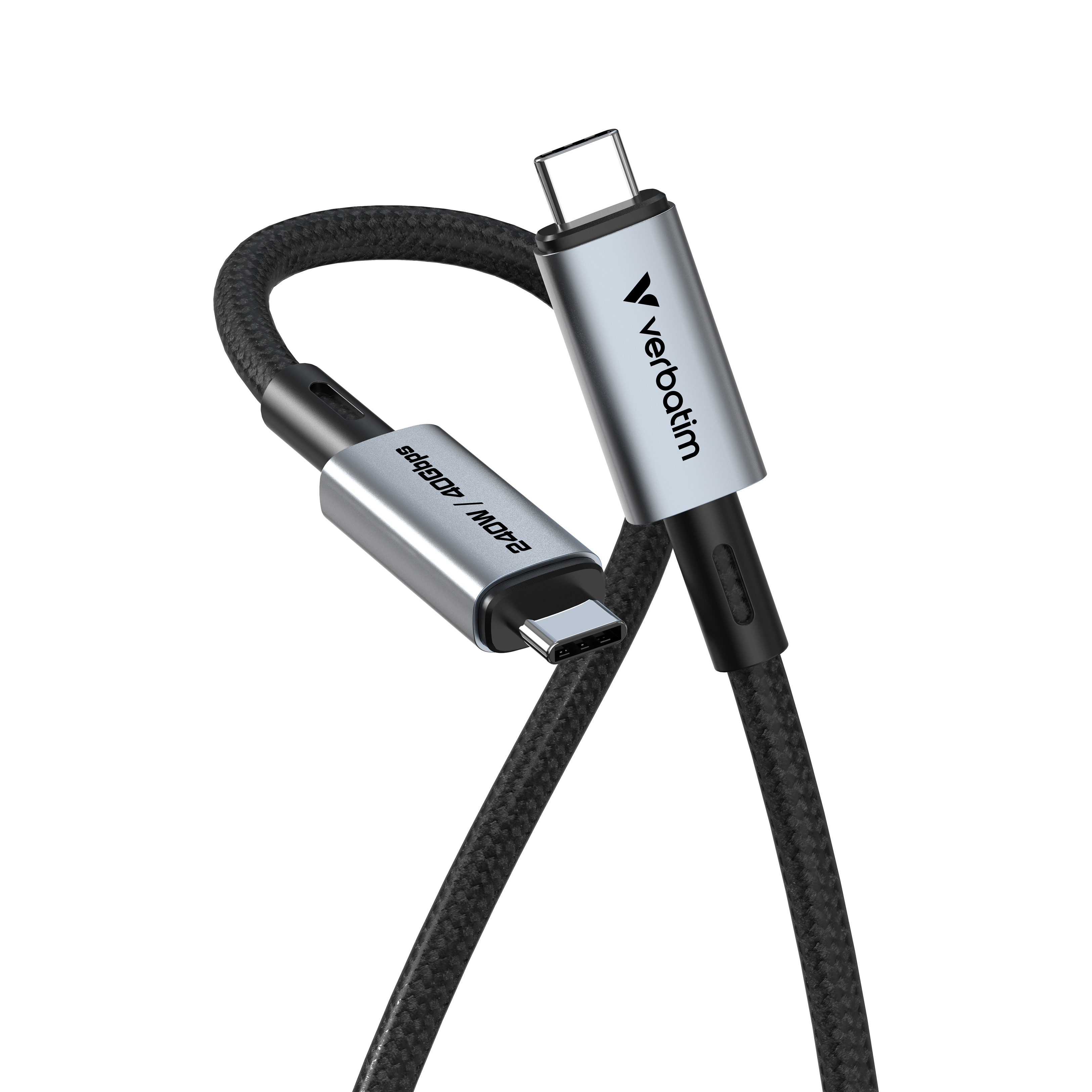 verbatim Sync & Charge Ladekabel schwarz, Kabellänge: 1,2 m, 240 W