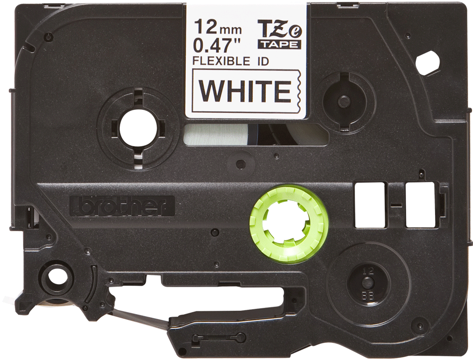 TZE-FX231 LAMINATED TAPE 12MM 8M BLACK ON WHITE