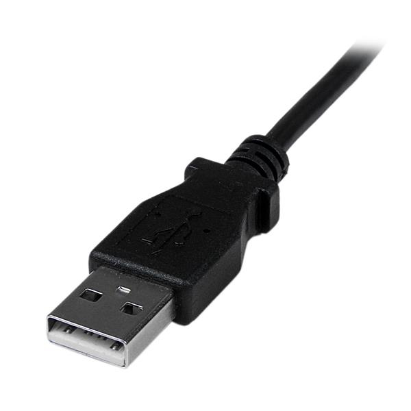 2M DOWN ANGLE MINI USB CABLE .