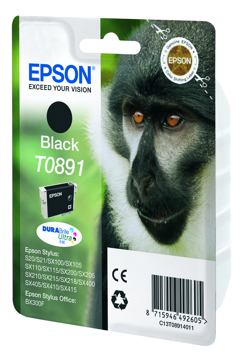 EPSON T0891 (Affe) schwarz Druckerpatrone