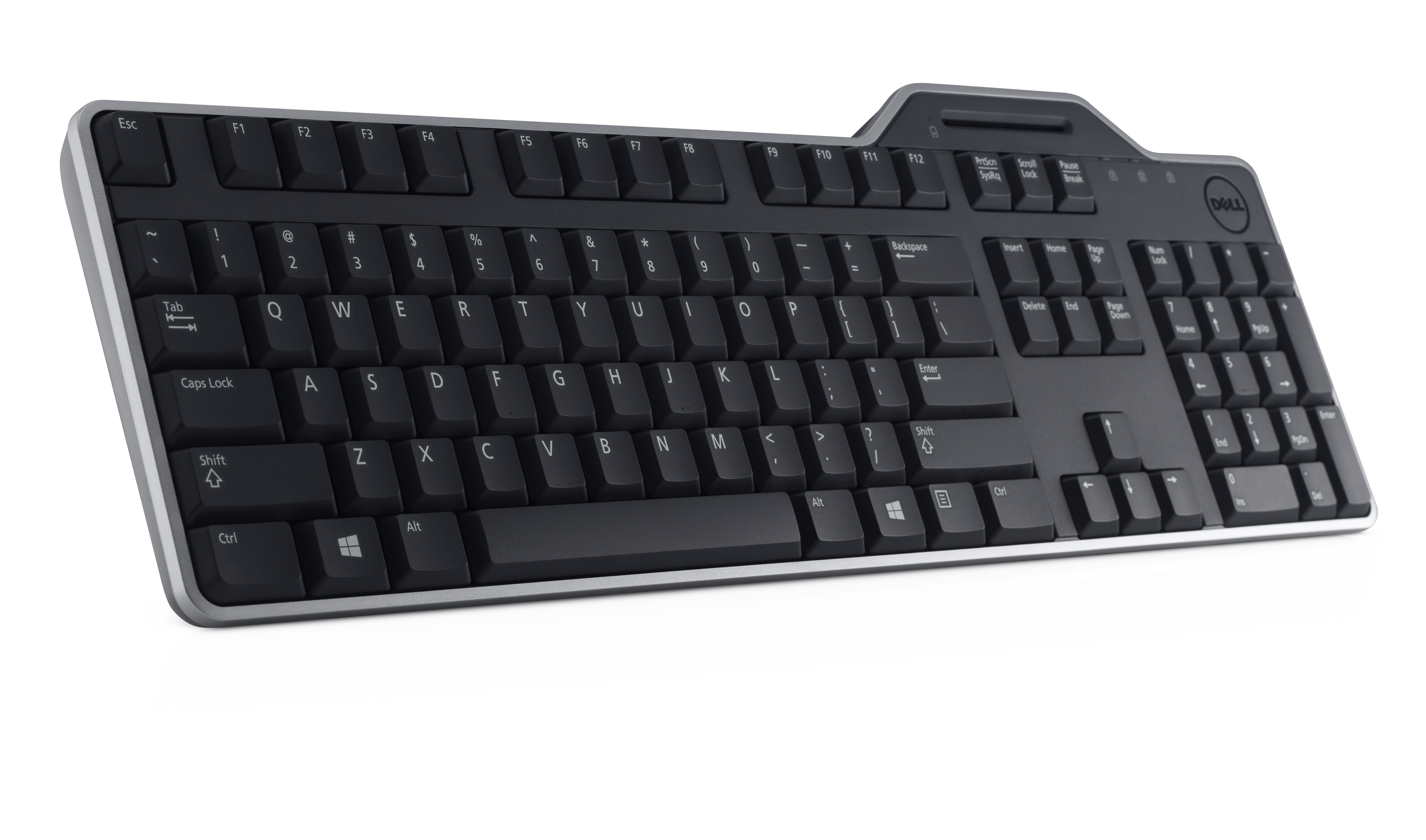 DELL KB-813 Smartcard Reader USB Keyboard Black