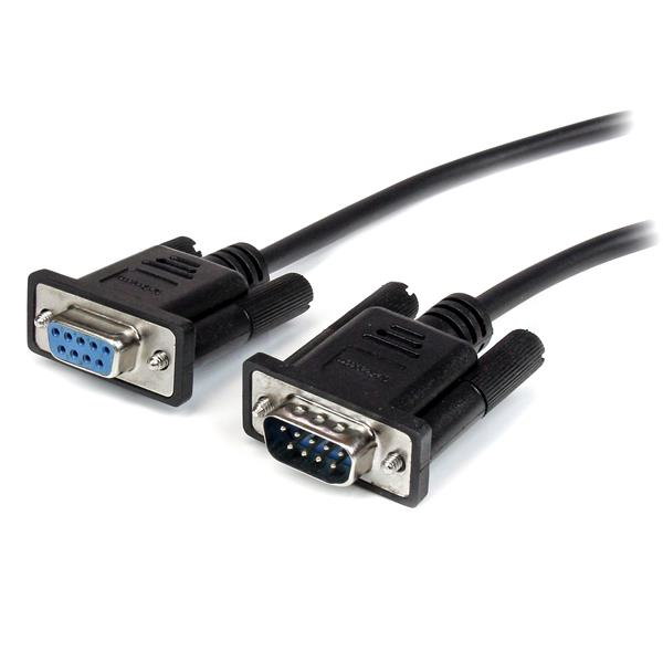 0.5M BK DB9 SERIAL CABLE M/F .