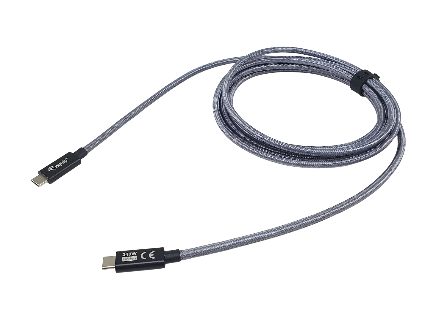 Equip Kabel USB-C3.2->C Gen2x2 PD240W St/St 2.00m schwarz