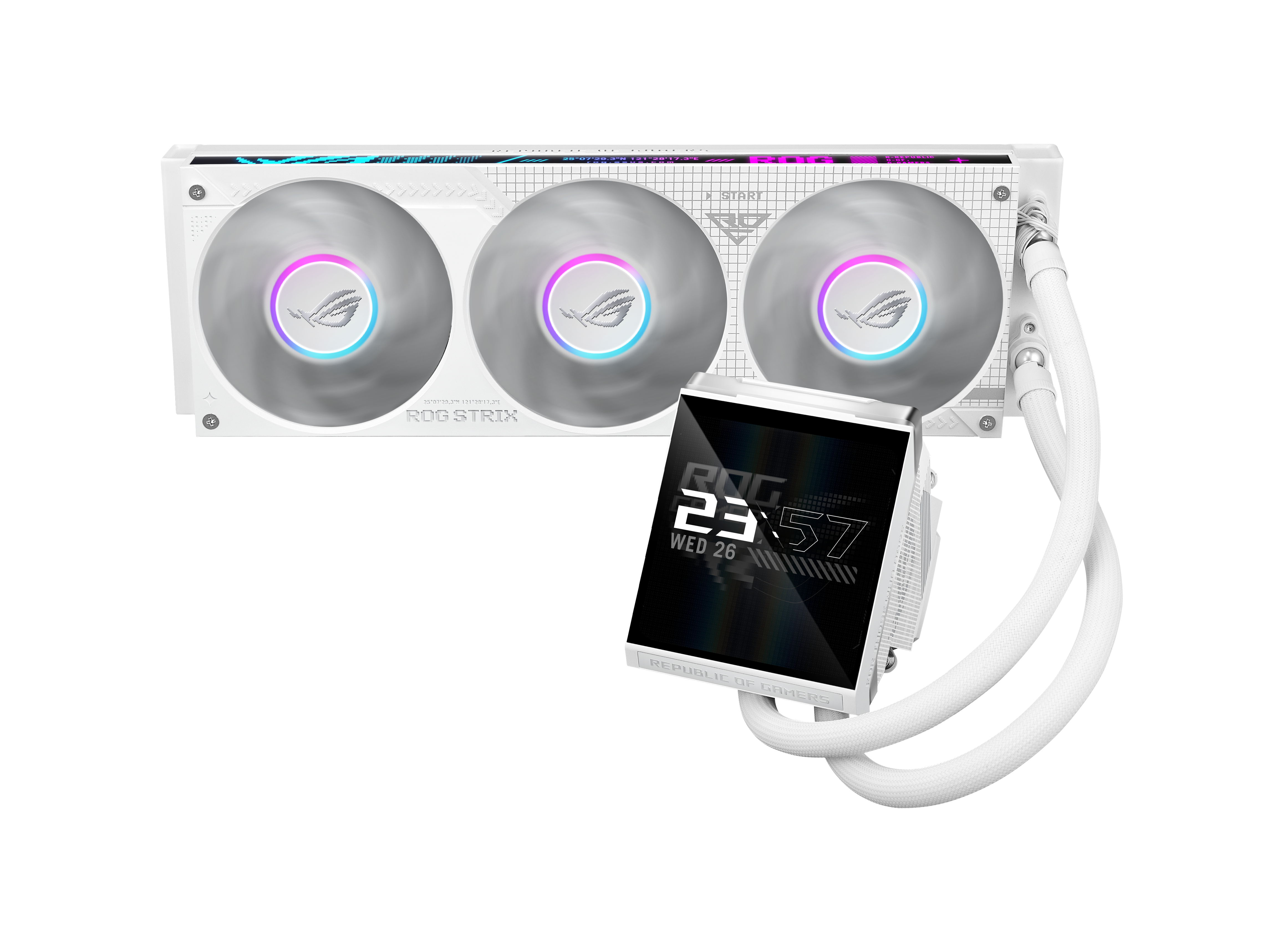ASUS ROG STRIX LC IV 360 ARGB LCD WHITE