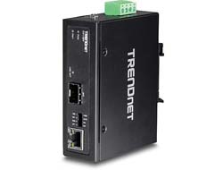 TRENDnet Konverter Industrial 100/1000Base-T SFP Media IP 30