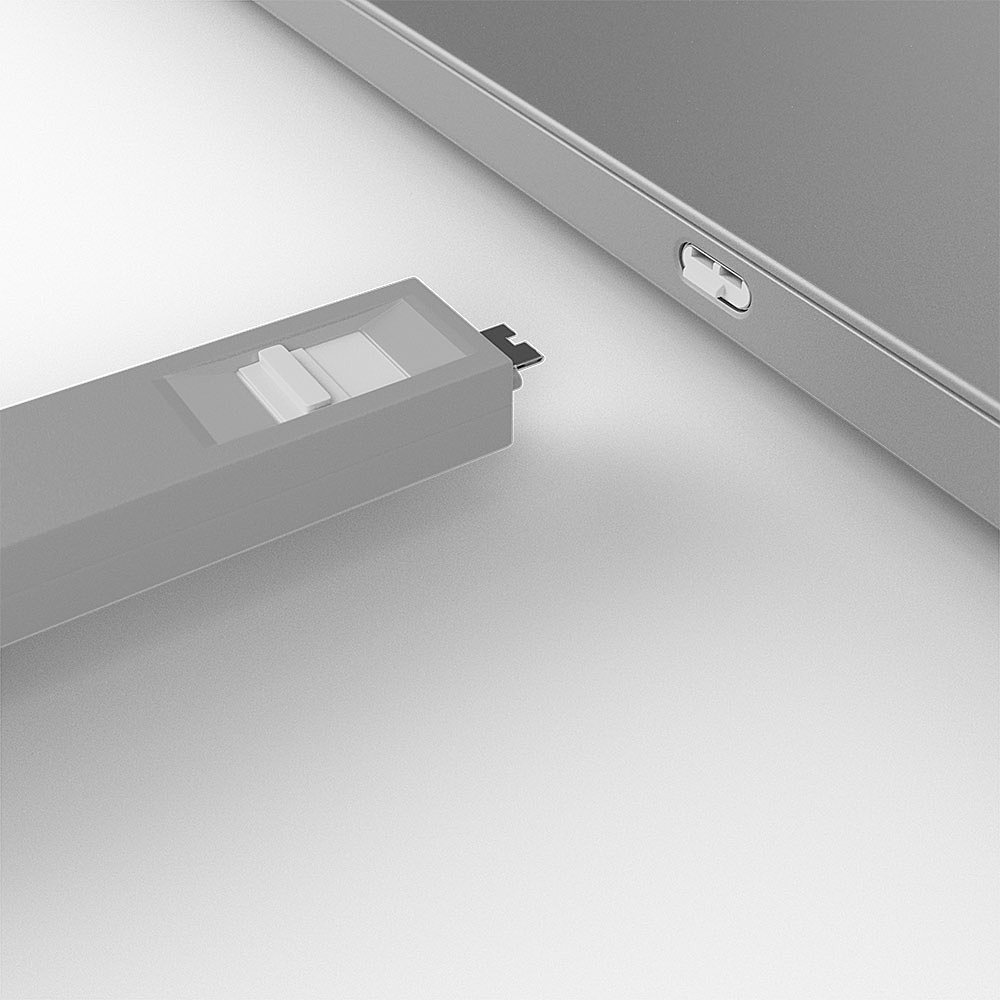 LINDY USB Typ C Portschlüssel mit 4 schlösser weiß
