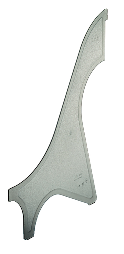 LEITZ Trennwand für Stehsammler grau-transparent, 1 St.